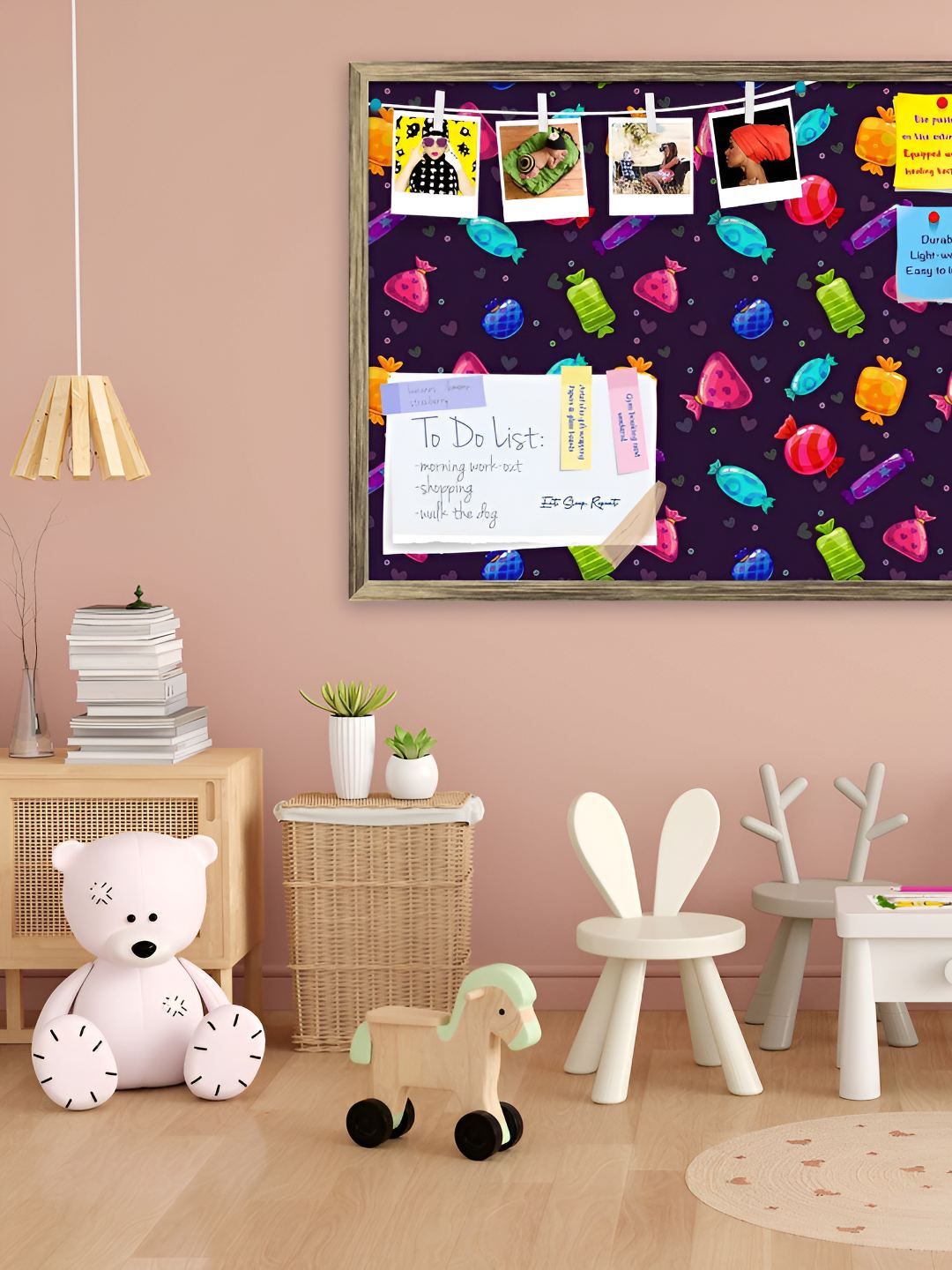 ArtzFolio Wooden Notice Pin Board