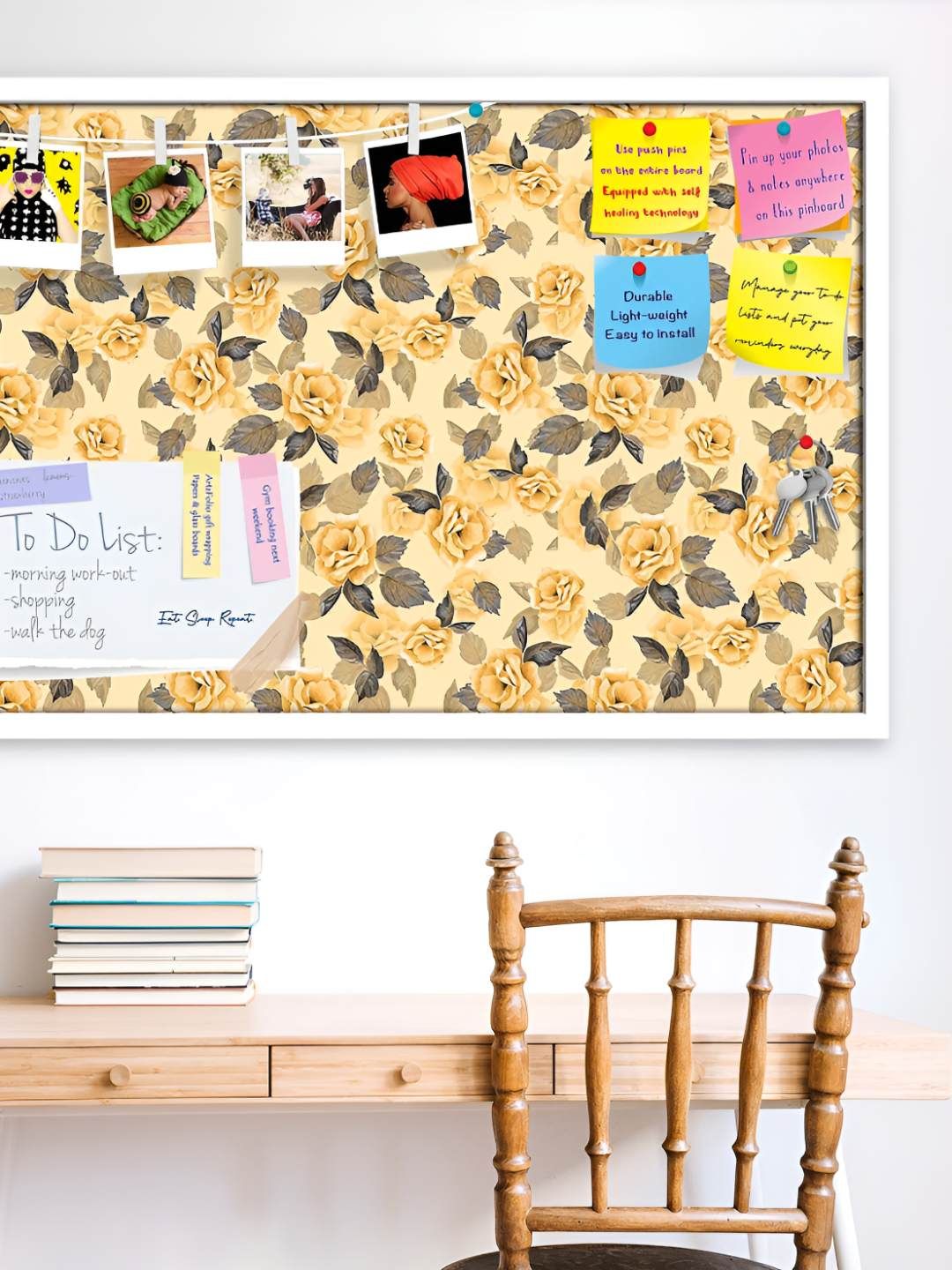 ArtzFolio Wooden Notice Pin Board