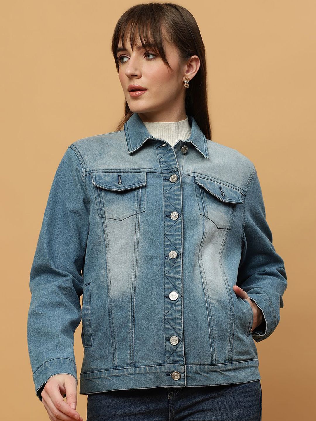 Beatnik Women Washed Jacket-picture-35