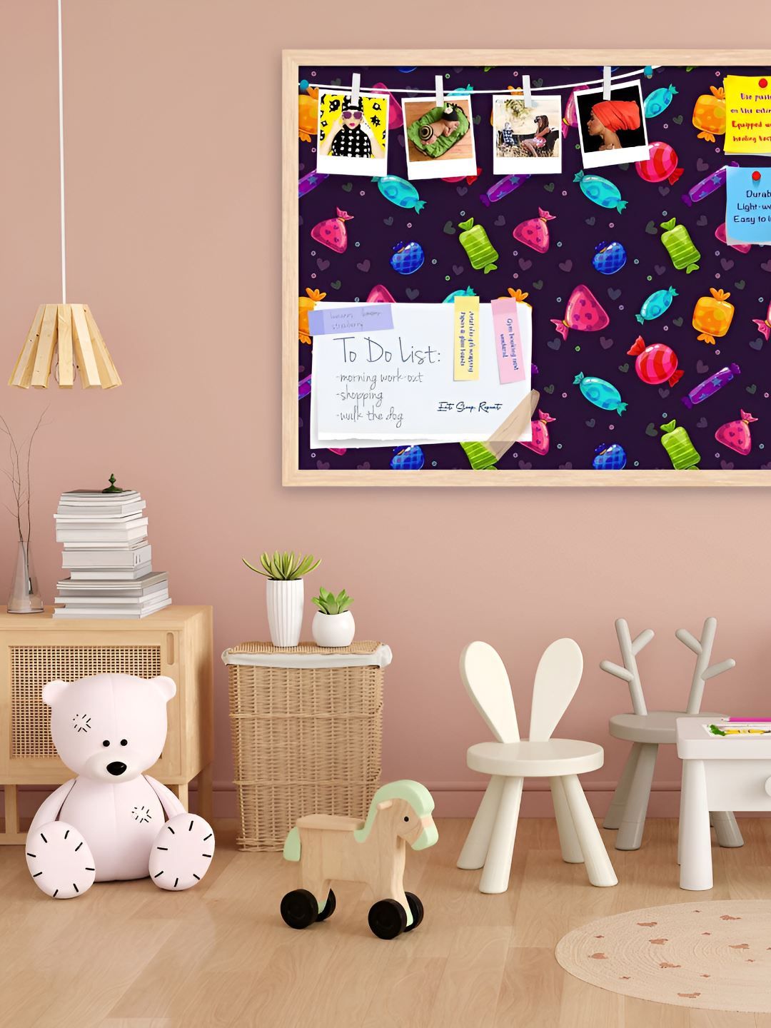 ArtzFolio Wooden Notice Pin Board