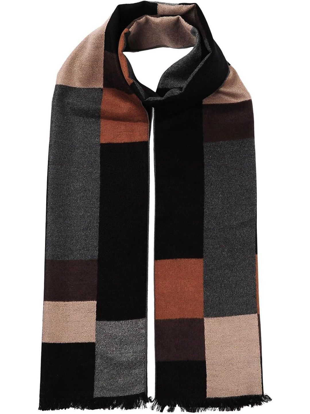 Alexvyan Women Colourblocked Winter Scarf-picture-40