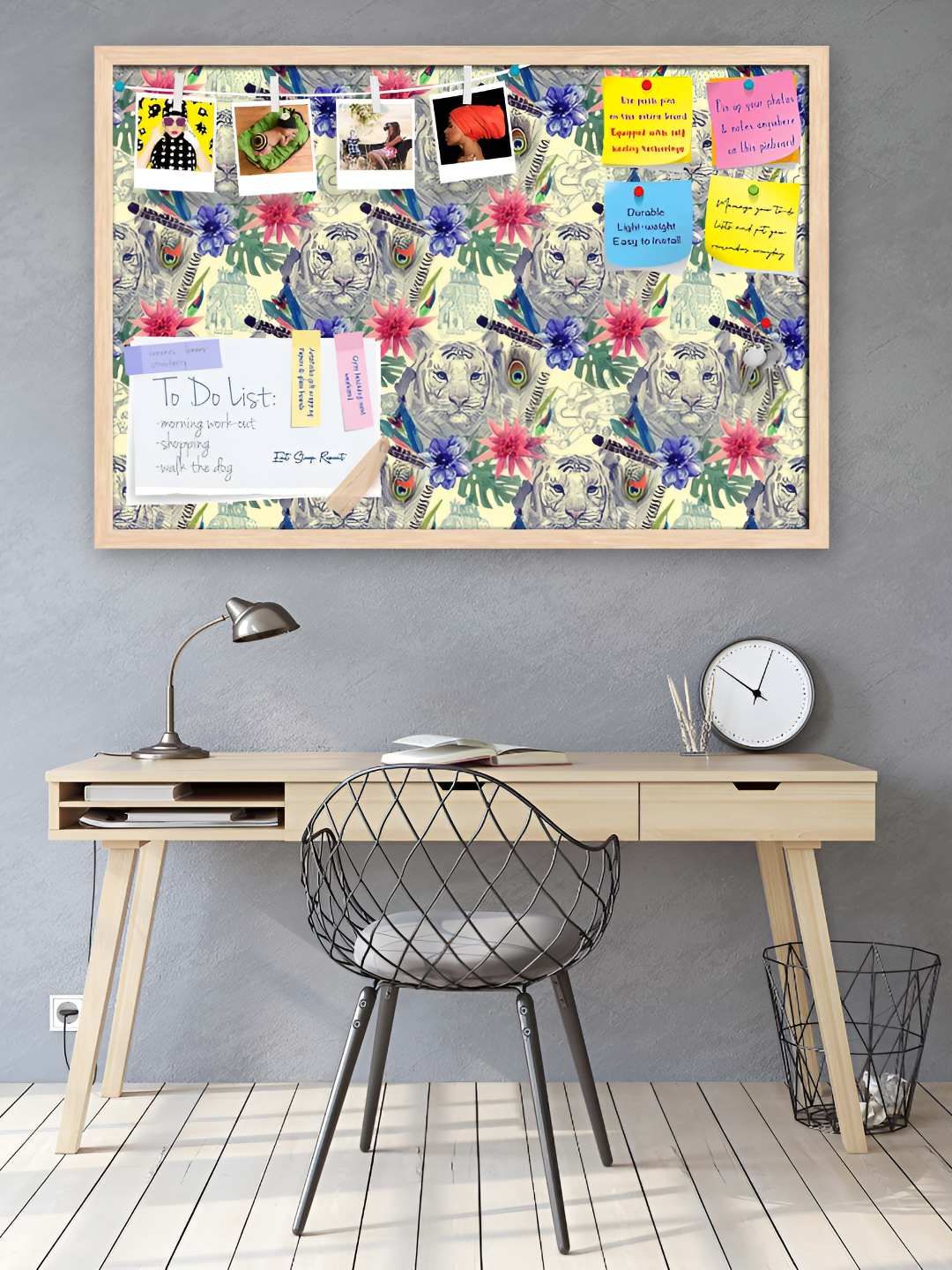 ArtzFolio Wooden Notice Pin Board
