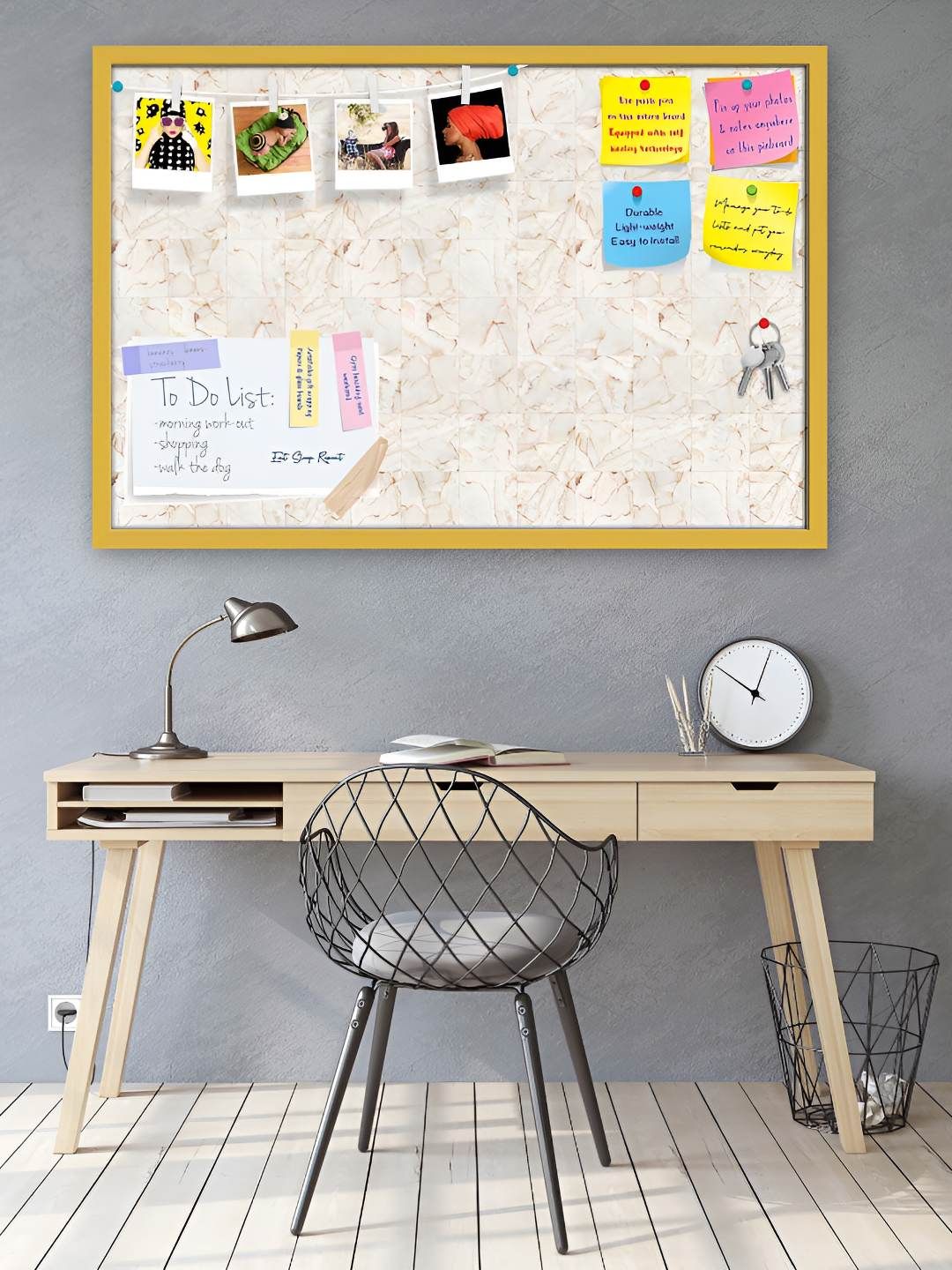 ArtzFolio Wooden Notice Pin Board