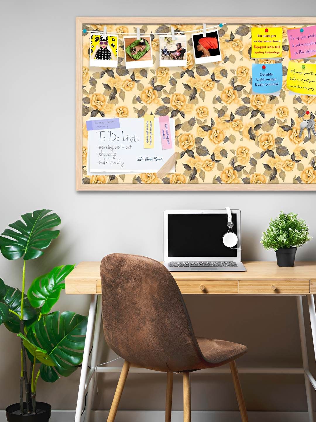 ArtzFolio Wooden Notice Pin Board