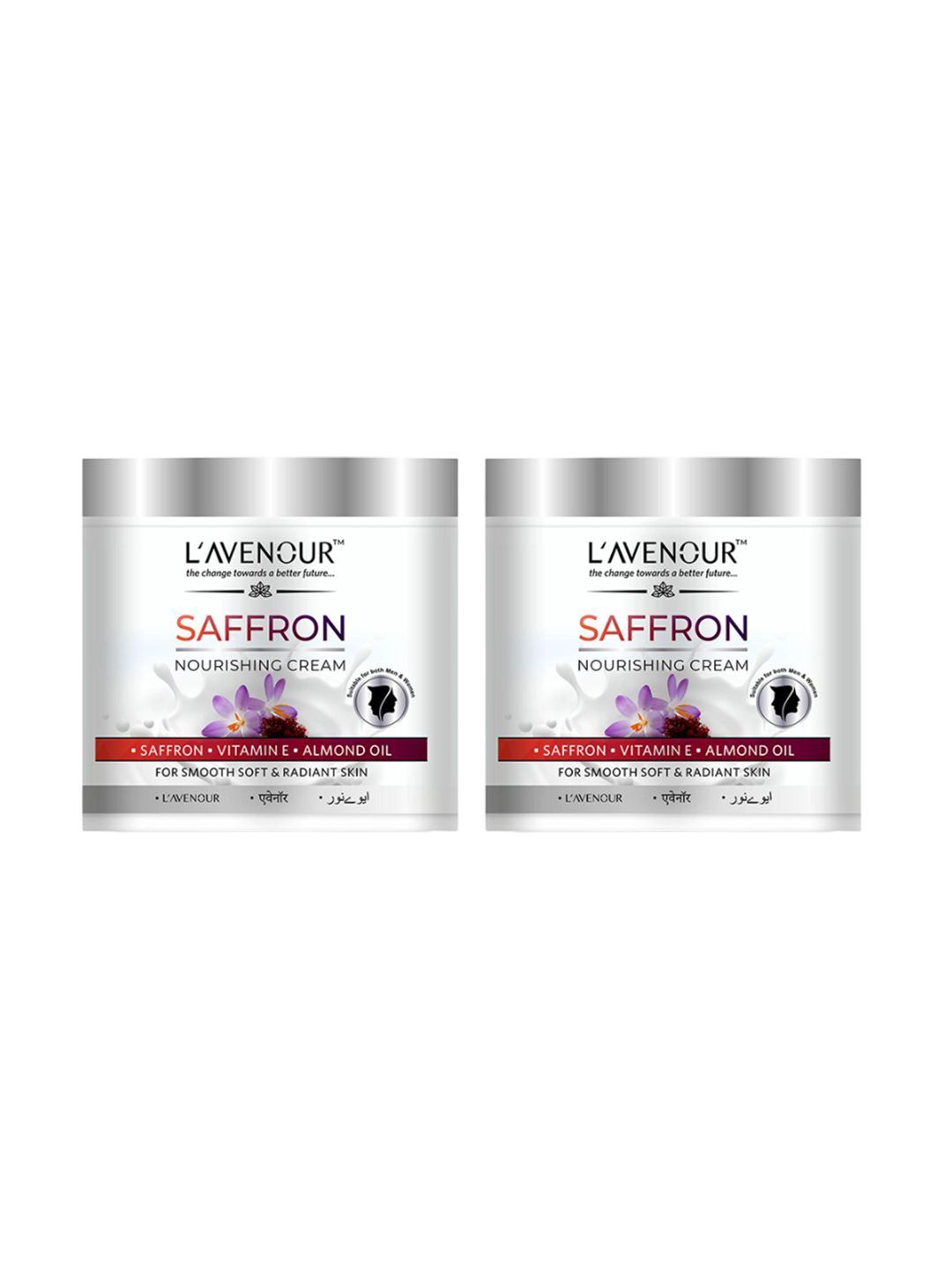 L'AVENOUR Set of 2 Saffron Nourishing Cream with Vitamin E - 100 ml Each-image-39