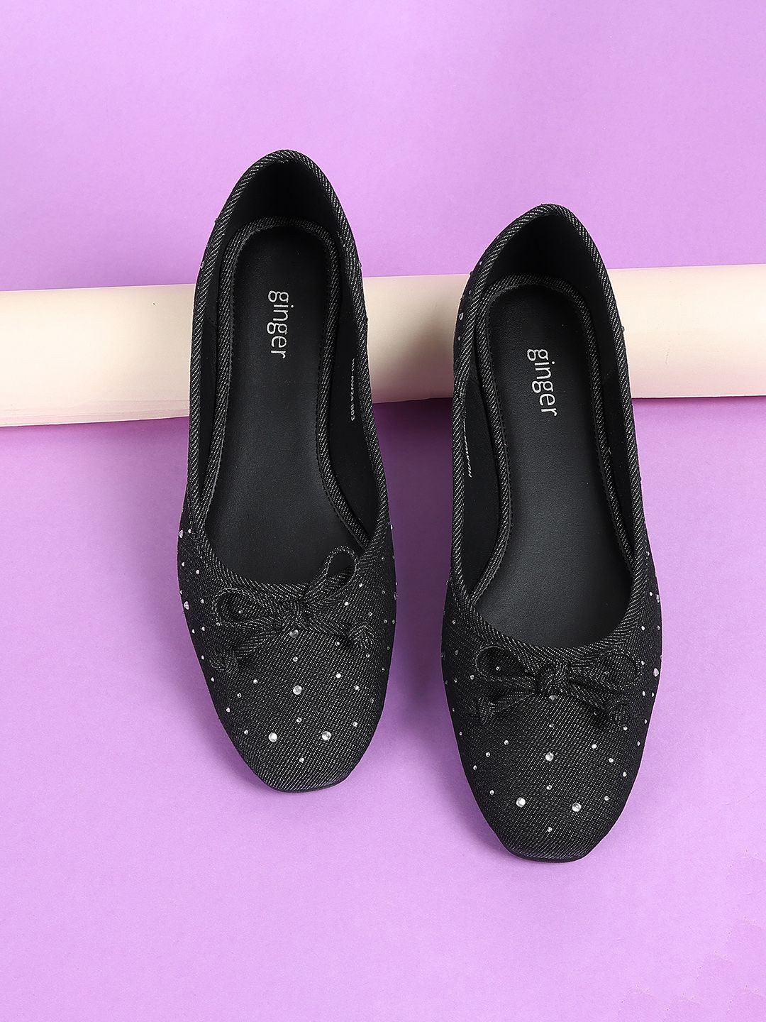 Ginger by Lifestyle Women Embellished PU Slip-On Sneakers-picture-20