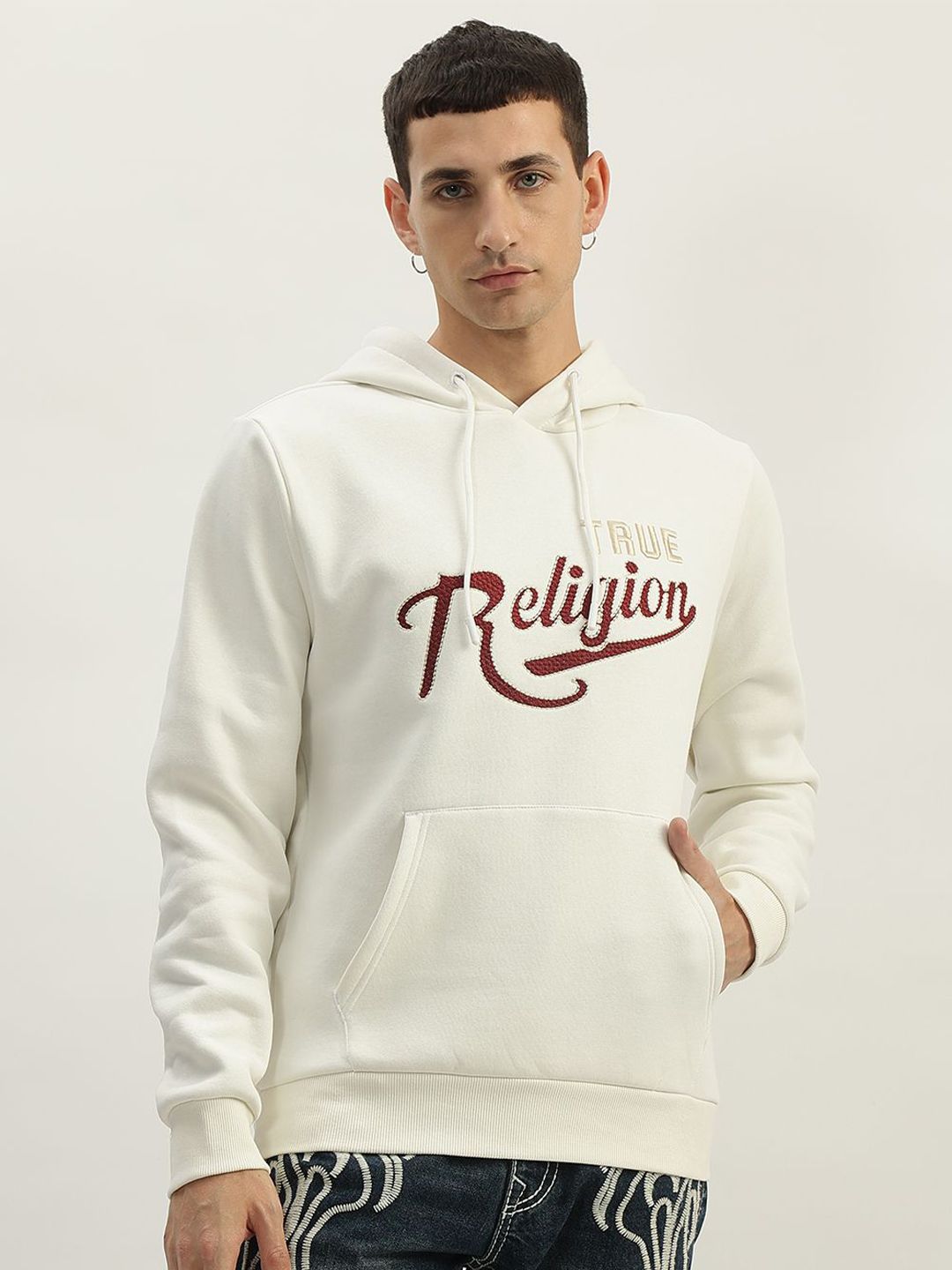 True Religion Men Embroidered Hooded Sweatshirt-picture-17