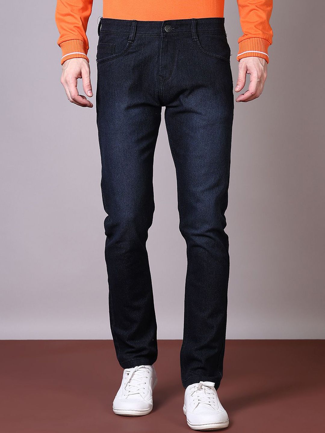 V-Mart Men Cotton Light Fade Stretchable Jeans-picture-13