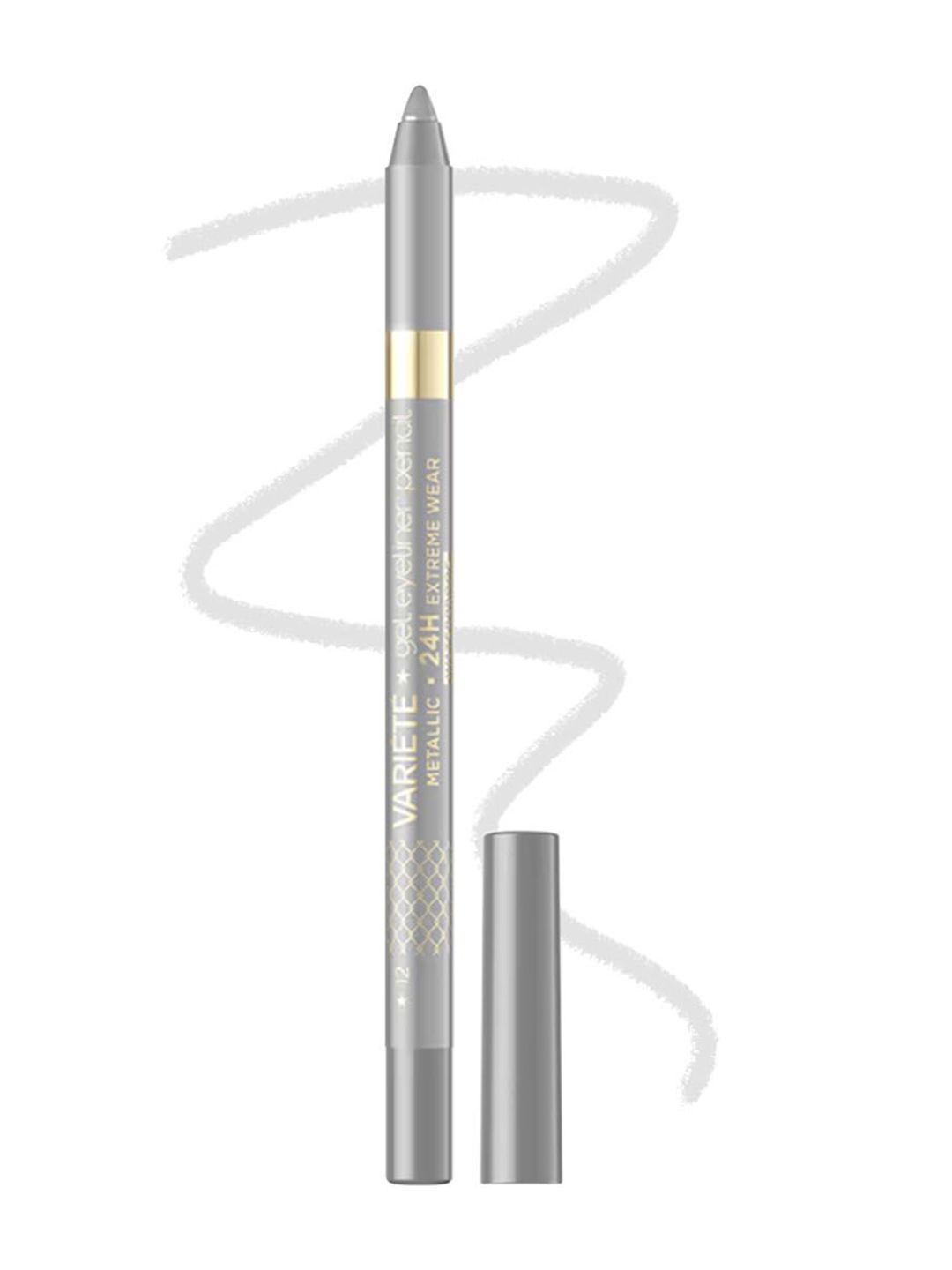 Eveline Cosmetics Variete Gel Eyeliner Pencil- 1.3 g- Silver 12-image-42