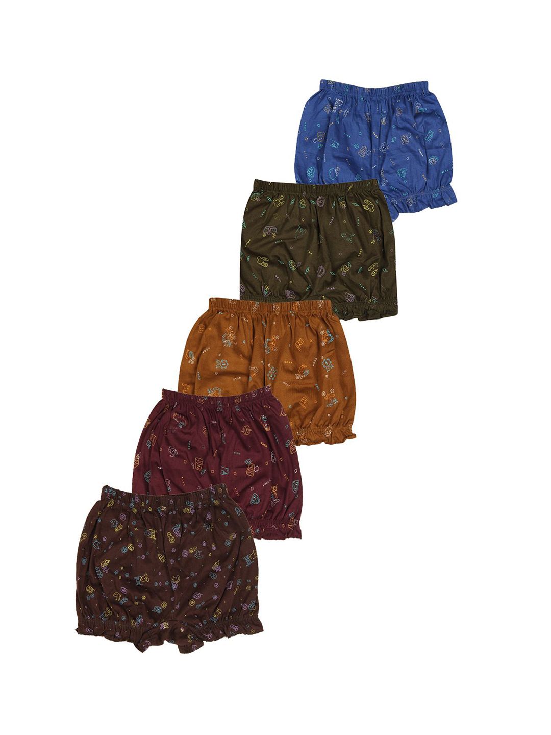YELLOWDELIGHT Pack Of 5 Printed Mid-Rise Bloomer Briefs YD 694 Ramvi (g) bloomer 0-6m-5p-picture-24