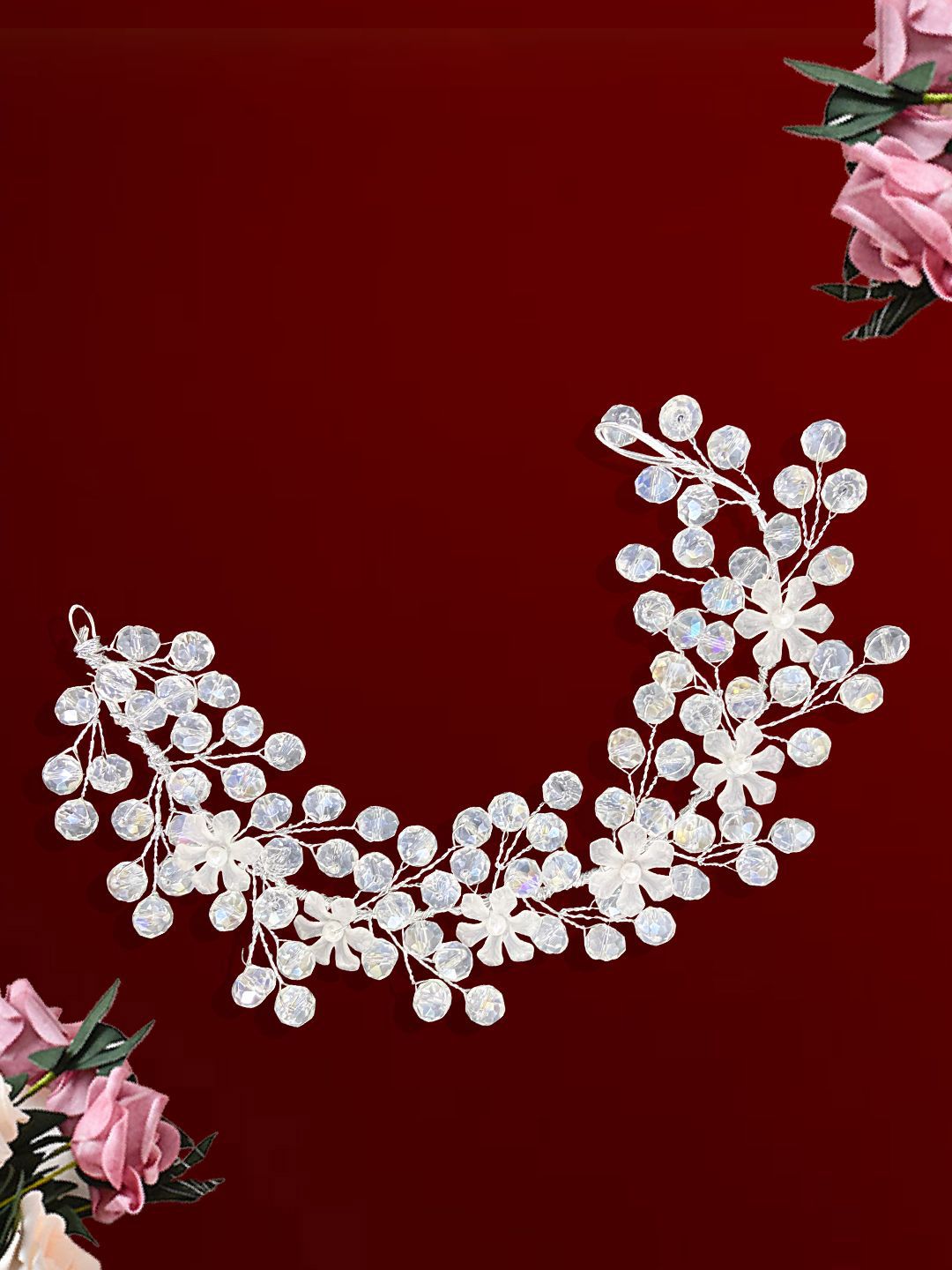 MAJESTIQUE Women Embellished Tiara-picture-11