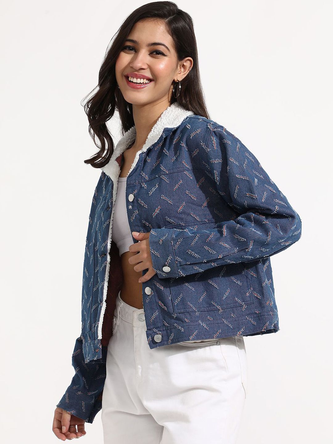 pinacolada Campus Sutra Women Lightweight Denim Jacket-picture-25