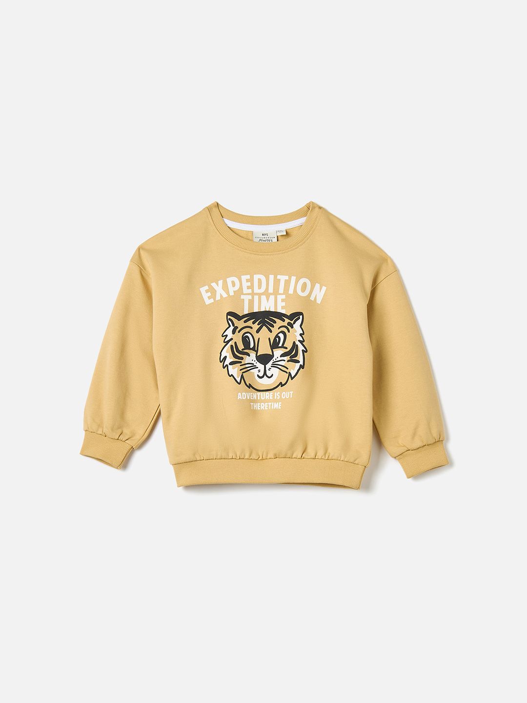 Juniors by Babyshop Boys Graphic Print Cotton Round Neck Long Sleeves Sweatshirt-picture-35