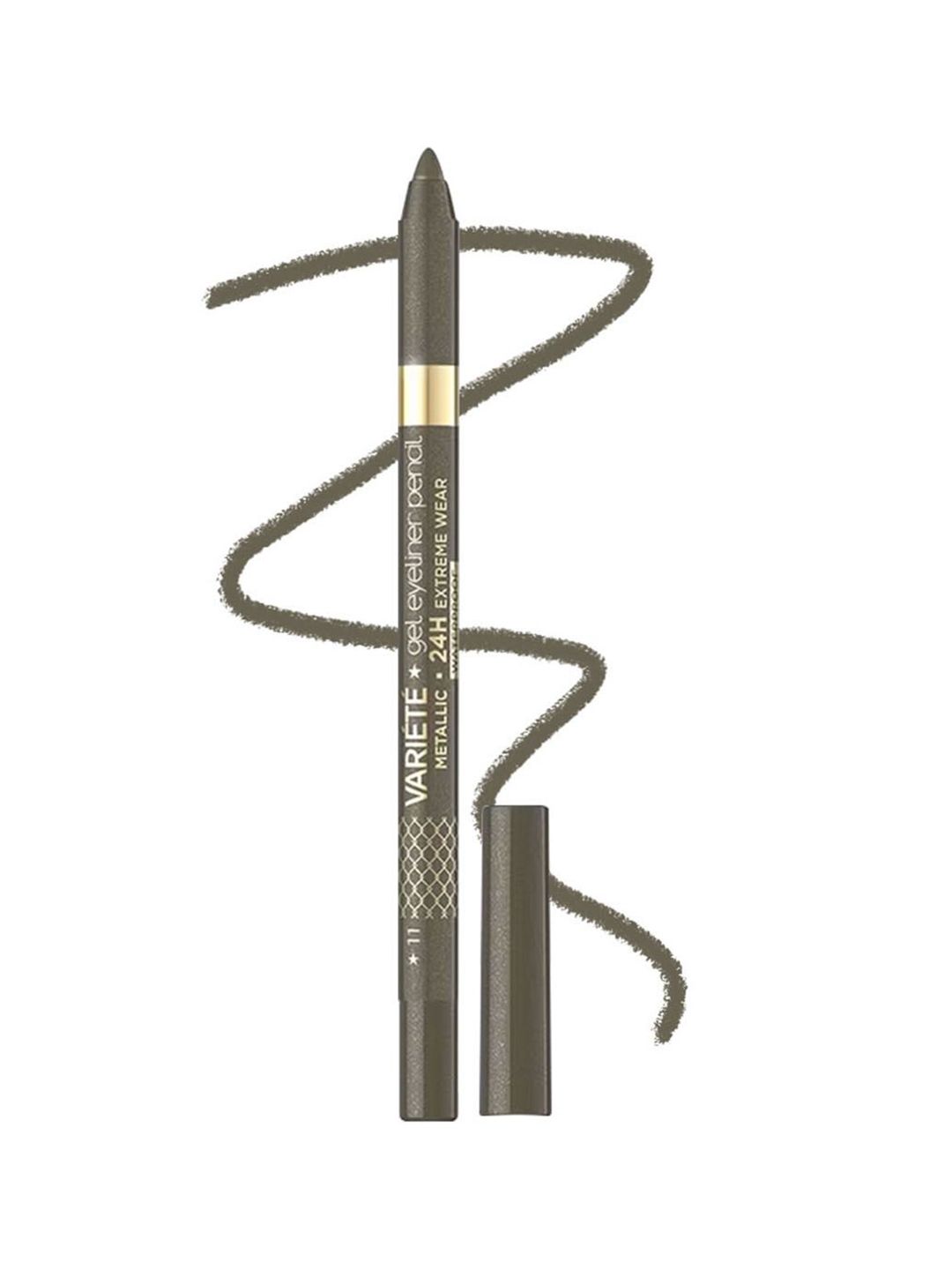 Eveline Cosmetics Variete Gel Pencil Eyeliner 1.3 g - Khaki 11-picture-37