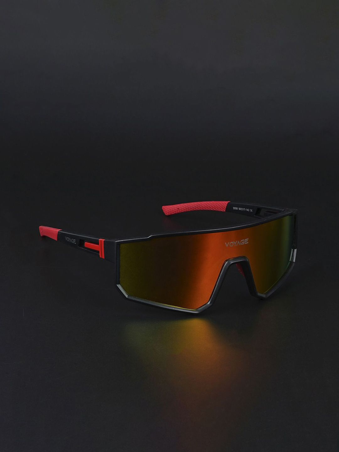 Voyage Unisex Sports Sunglasses with Polarised and UV Protected Lens 3058PMG6058-image-22