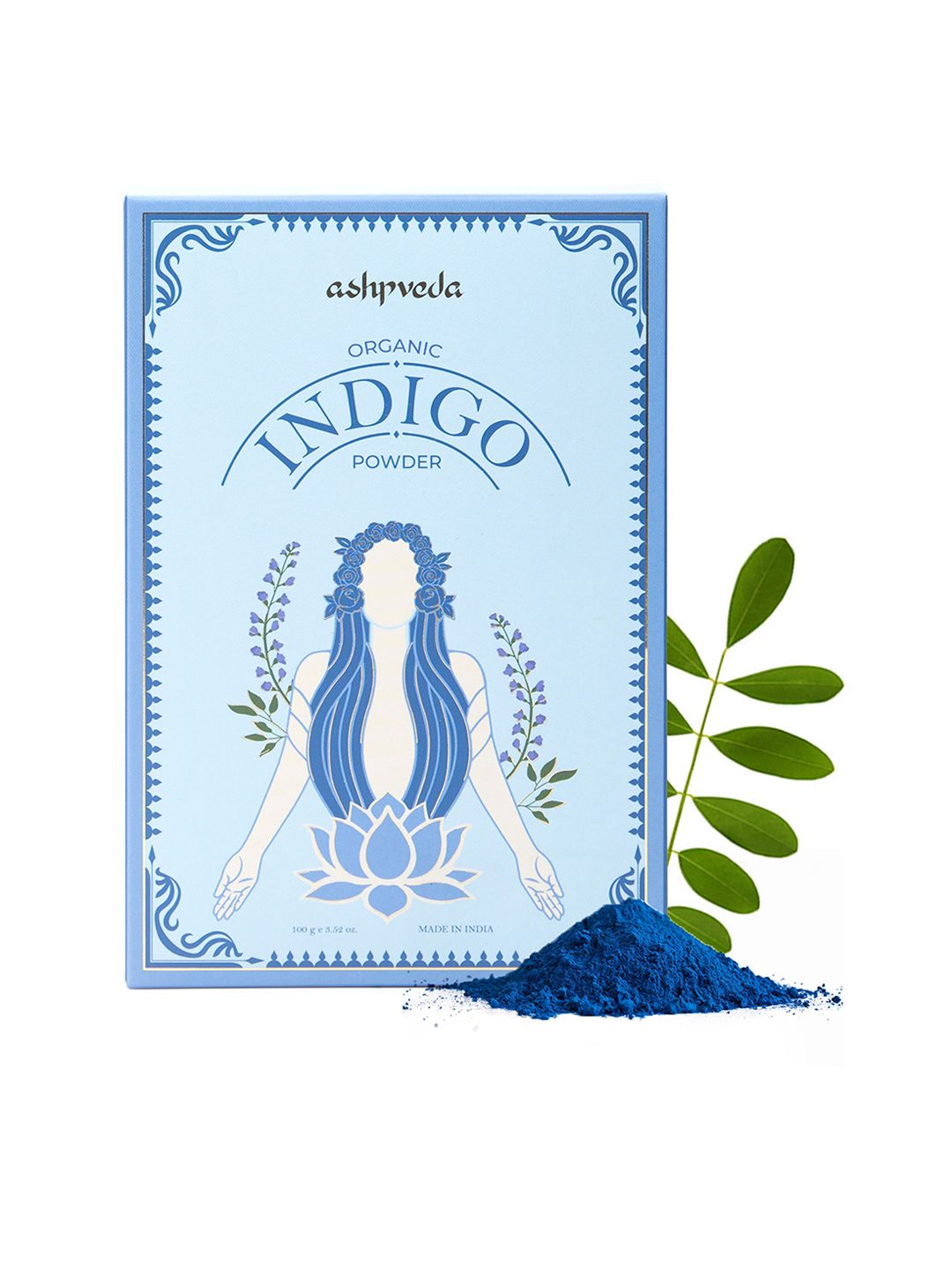 ASHPVEDA 100% Organic Chemical Free Indigo Powder - 100 g Shade Blue-picture-11