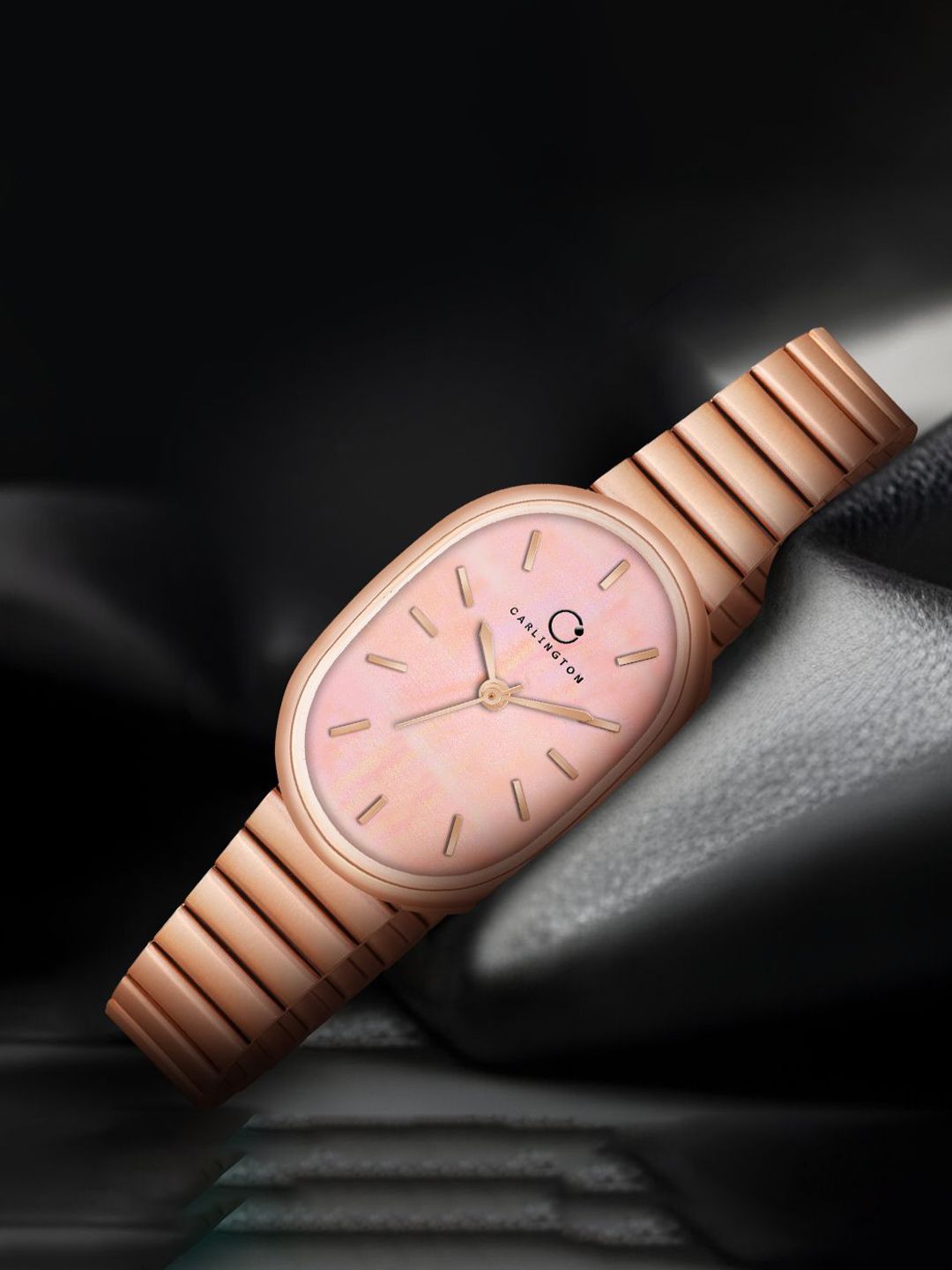 CARLINGTON Women Dial & Stainless Steel Straps Analogue Watch Iconic 2031 Rose Gold_1-picture-12