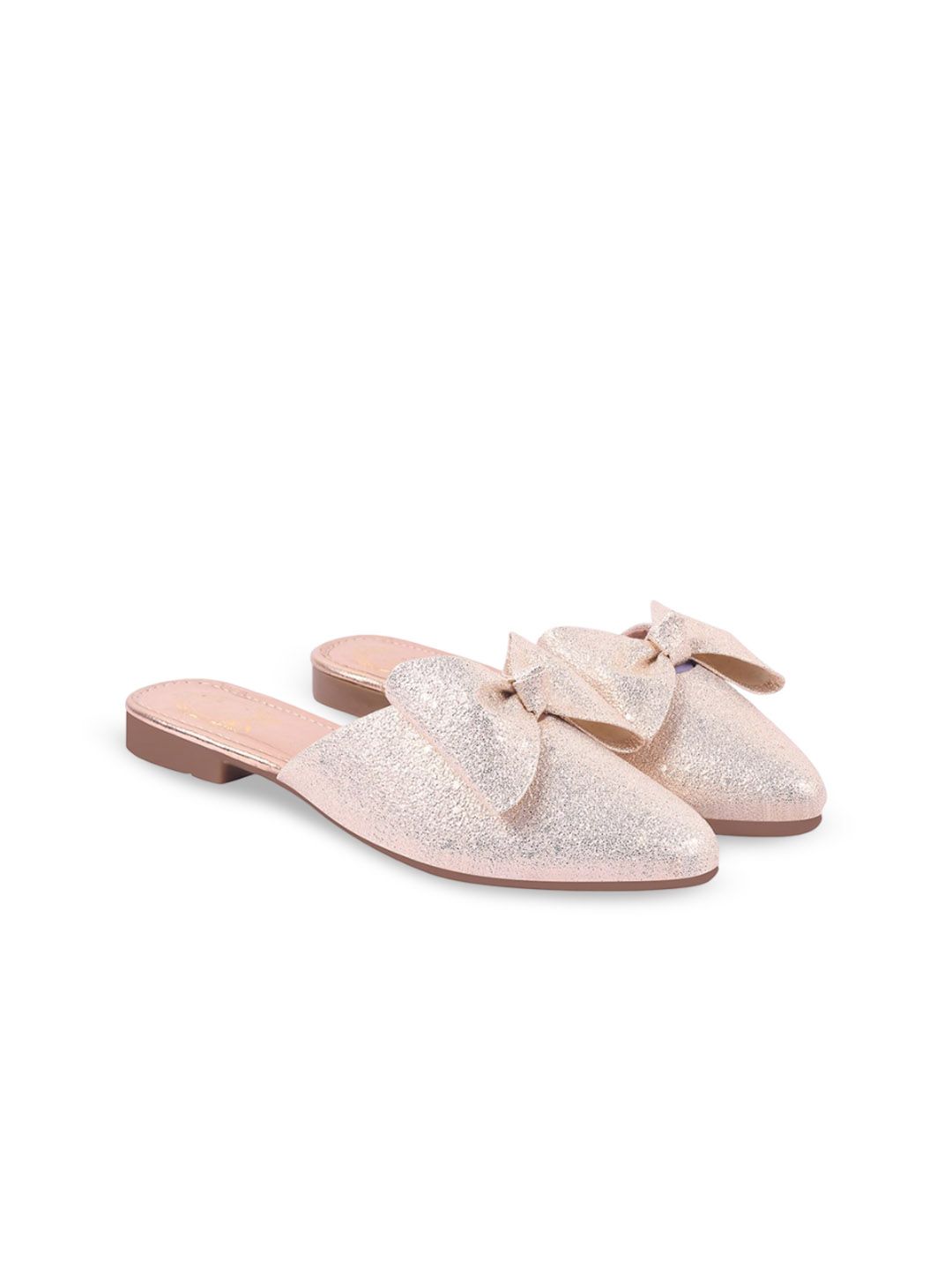 Shoetopia Girls Embellished Mules Flats