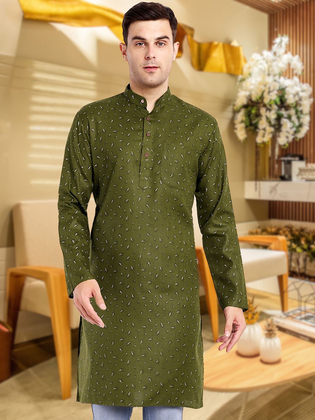 SKAVIJ Men Handloom Kurta-picture-32
