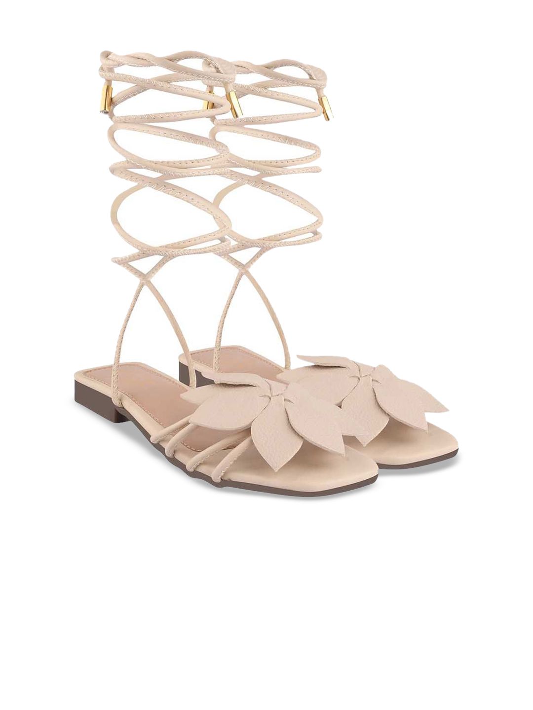 Shoetopia Girls Gladiators with Bows Flats-picture-40