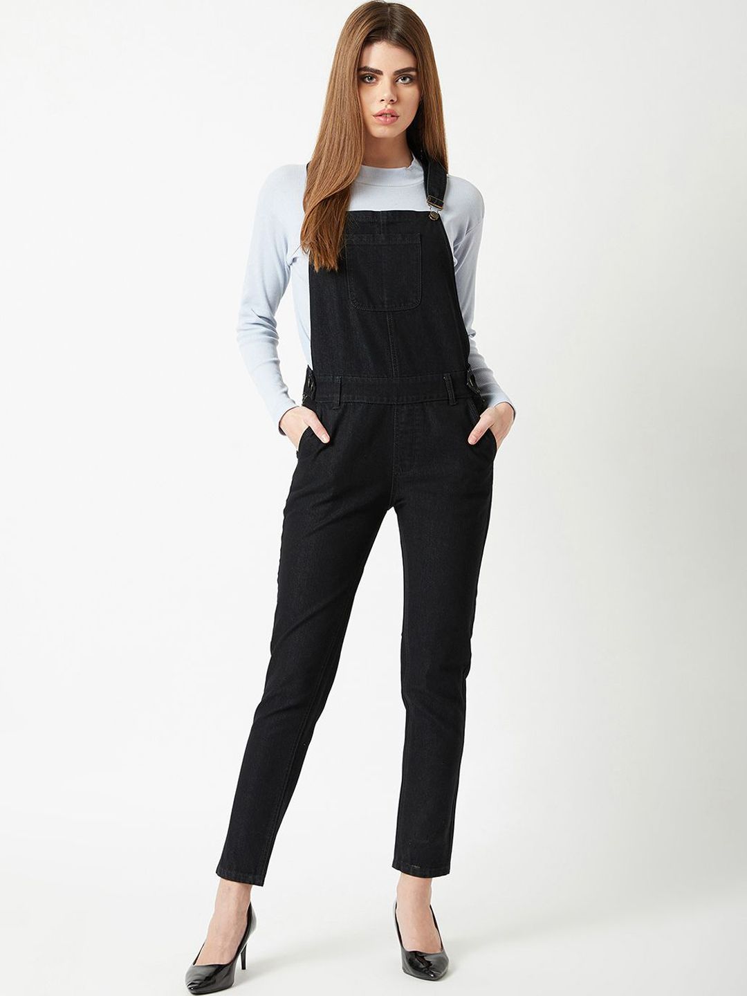 Miss Chase Women Skinny Fit Denim Dungaree