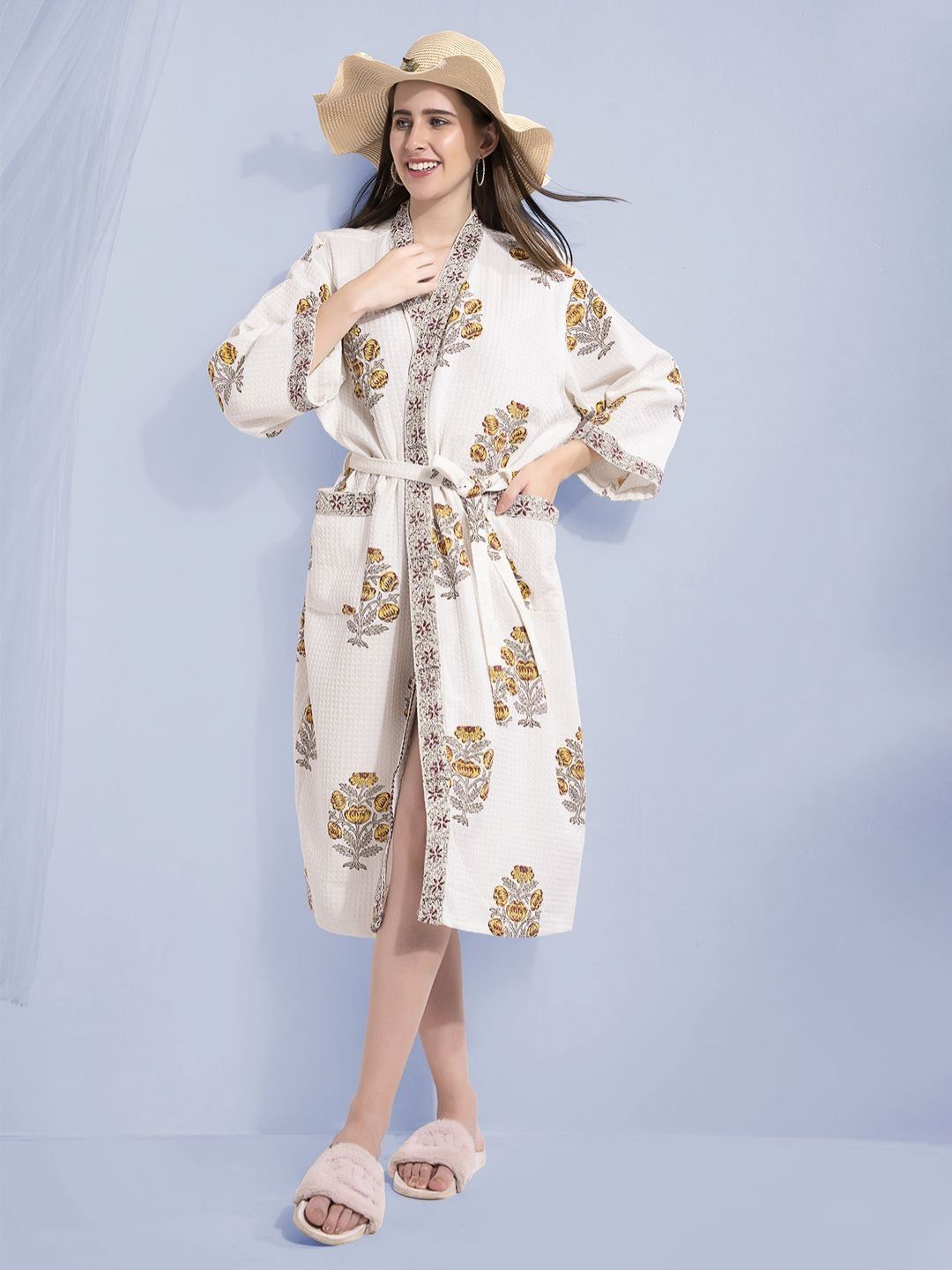 HotGown Women Printed Bath Robe-picture-13