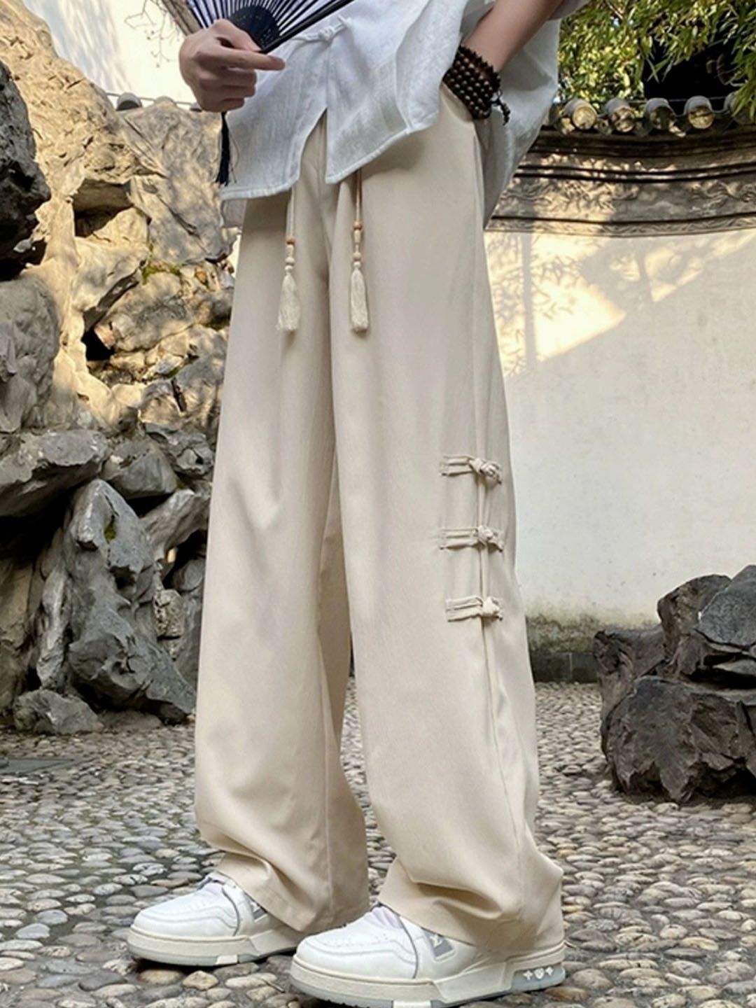 StyleCast Men Solid Loose Fit Trousers-picture-27