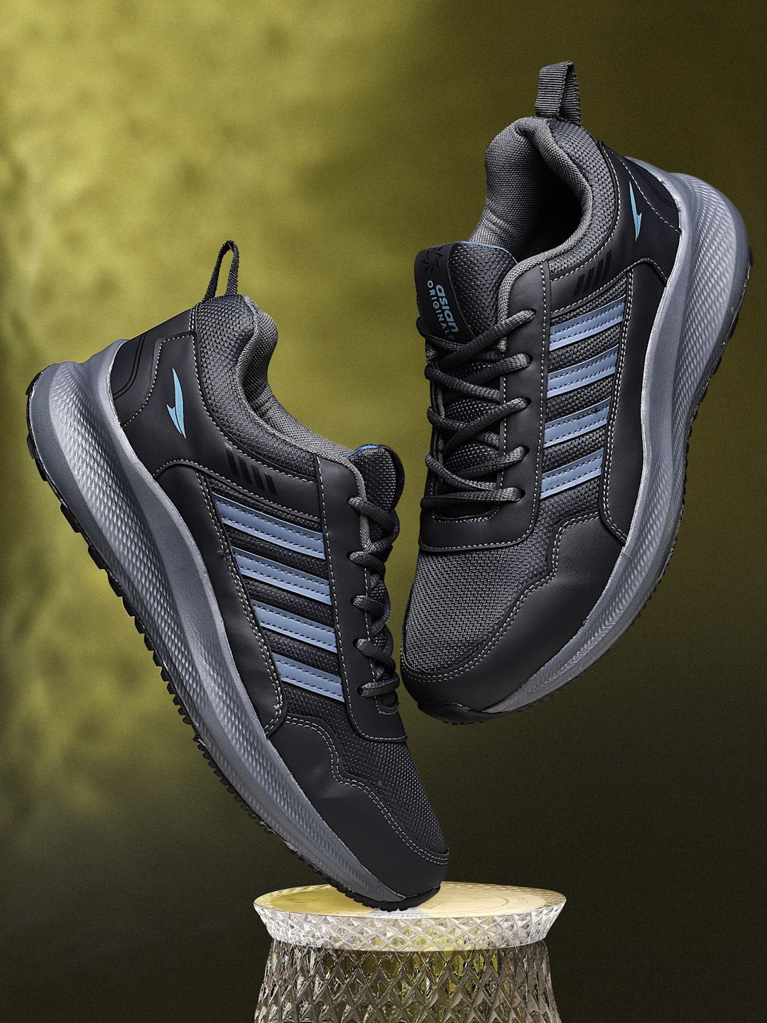 ASIAN Men Mesh Running Non-Marking Shoes-image-30