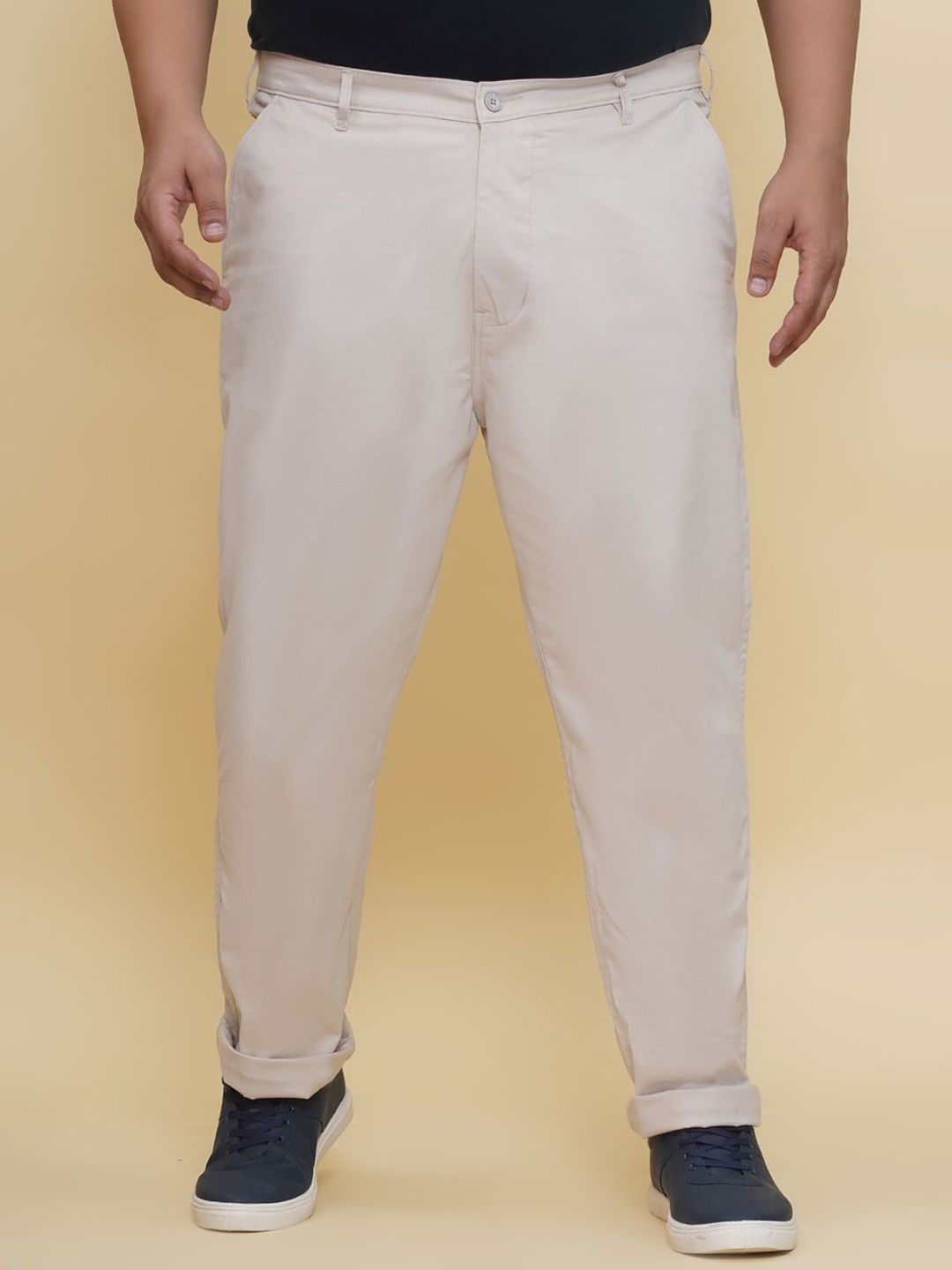 John Pride Men Mid-Rise Regular Trousers-picture-25