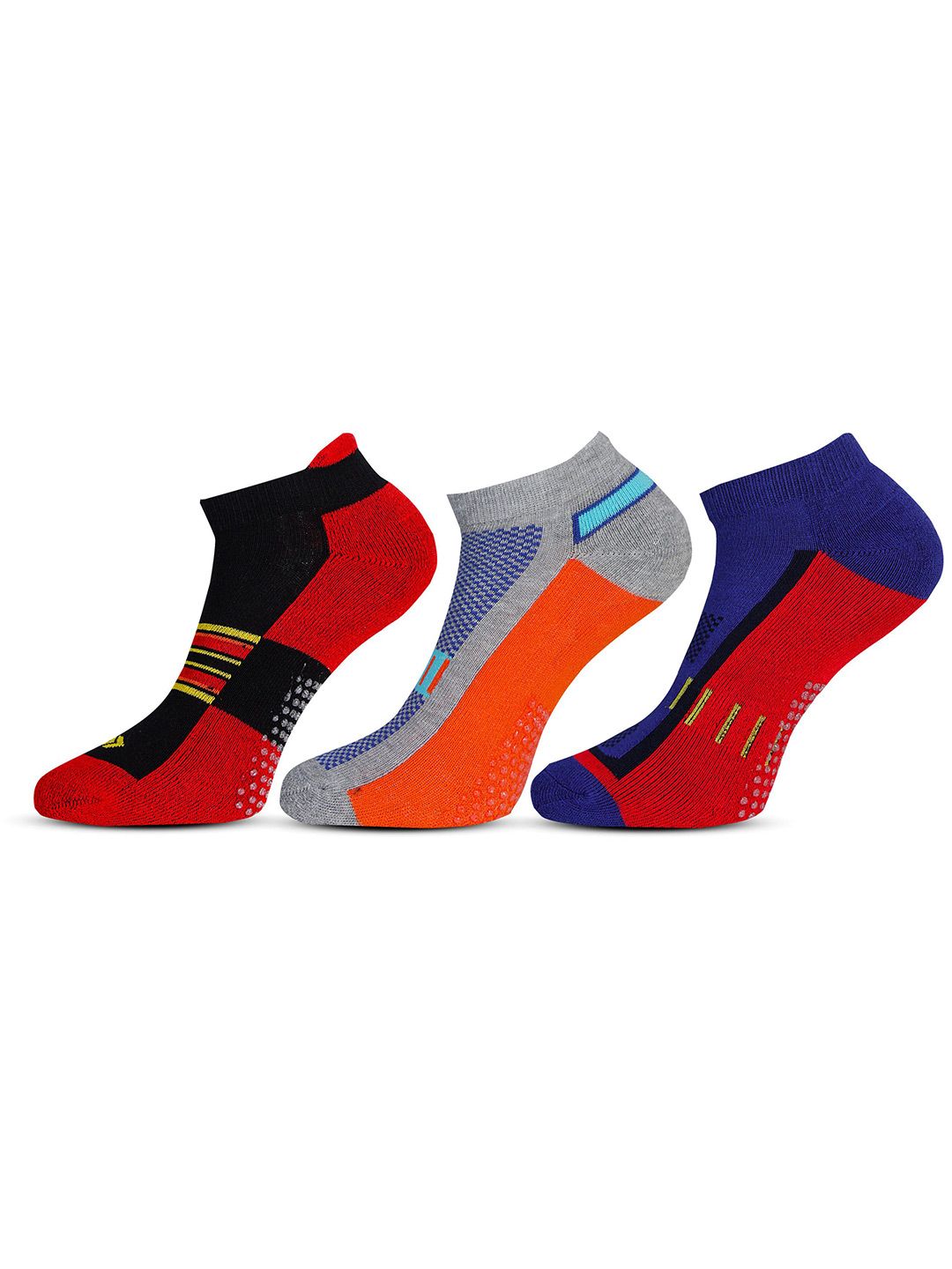 RC. ROYAL CLASS Kids Pack Of 3 Printed Ankle Length Socks-picture-23
