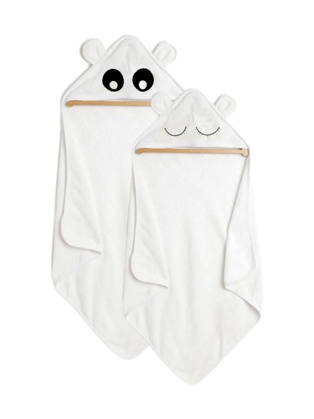 BLOSSOM White & Black 2 Printed Cotton 380 GSM Bath Towel-image-7