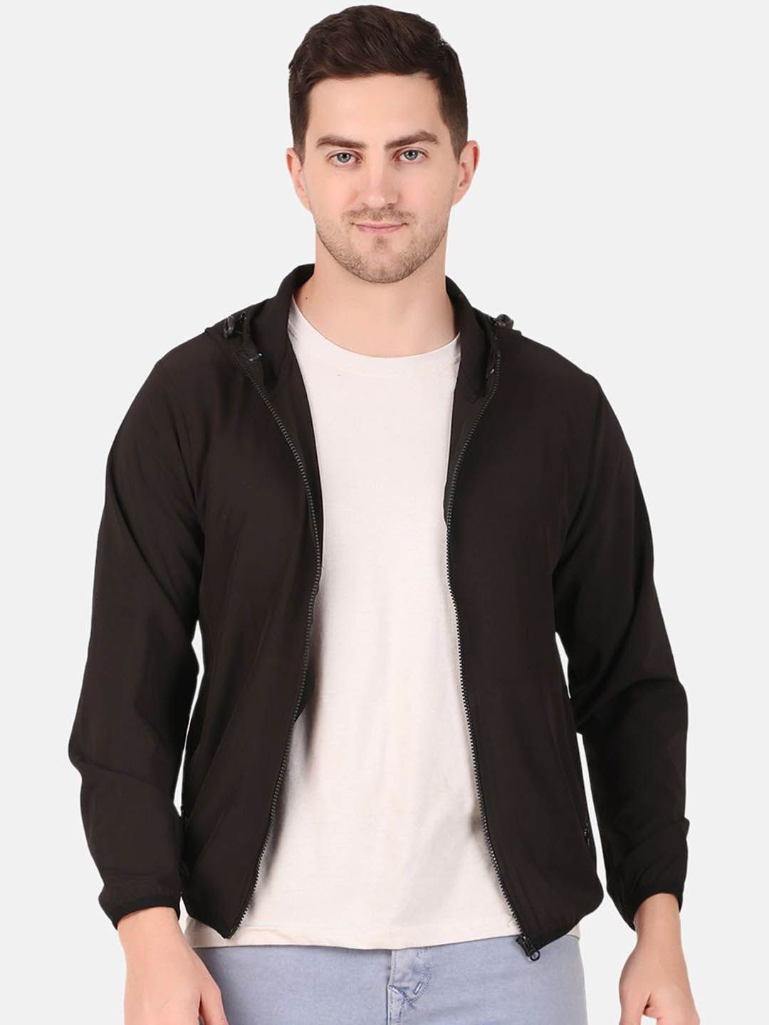 WELL QUALITY Men Windcheater Open Front Jacket-picture-5
