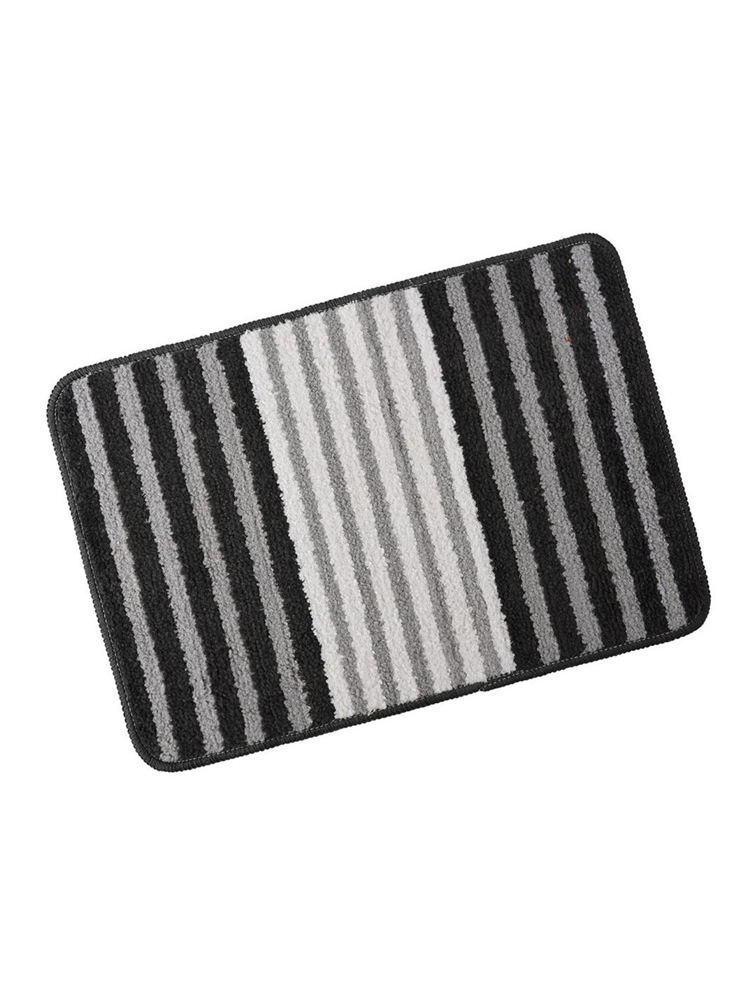 Kuber Industries Grey & White Striped Anti-Skid Doormats-picture-25