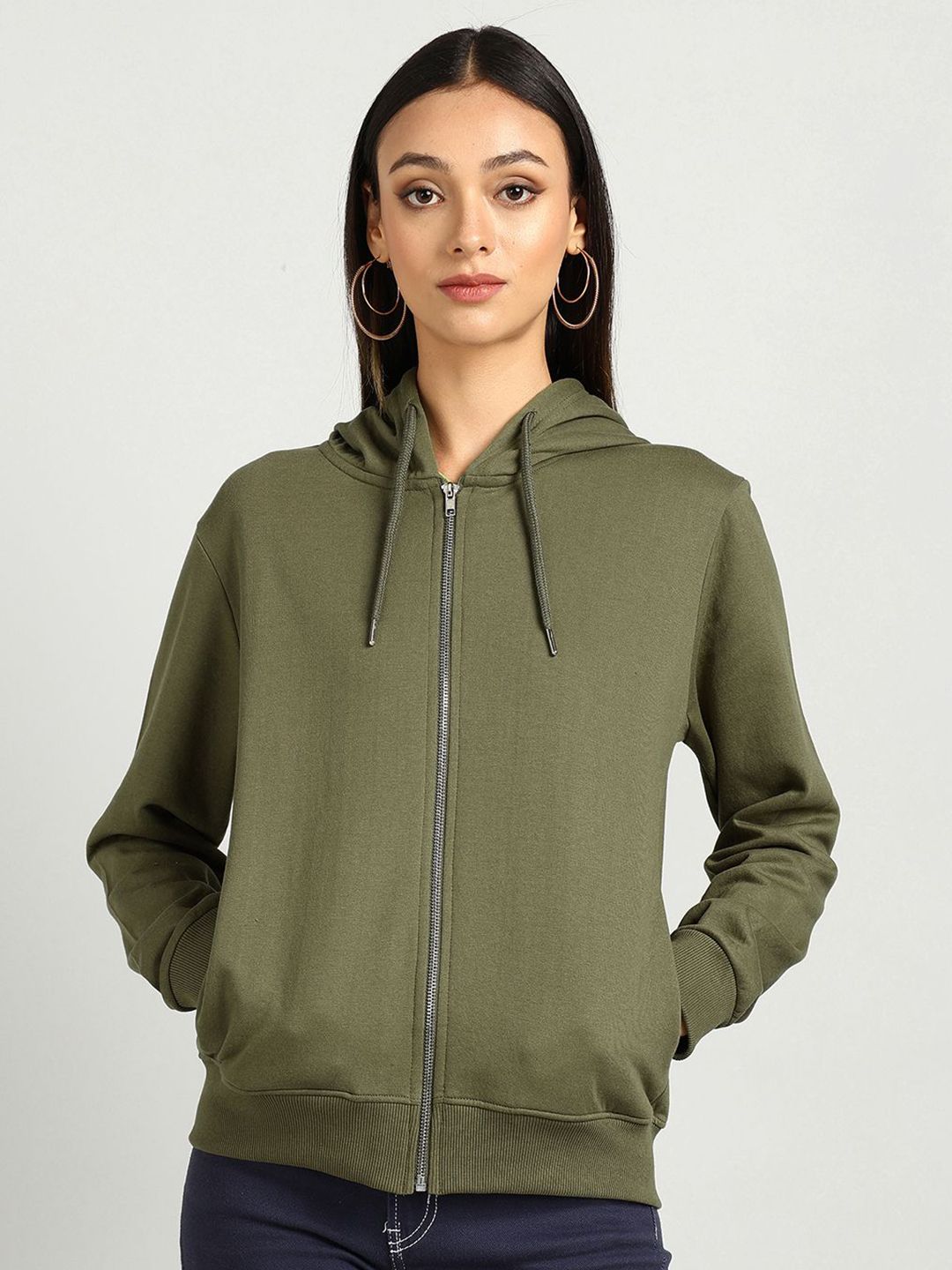 Alan Jones Women Hooded Front-Open Sweatshirt-picture-26