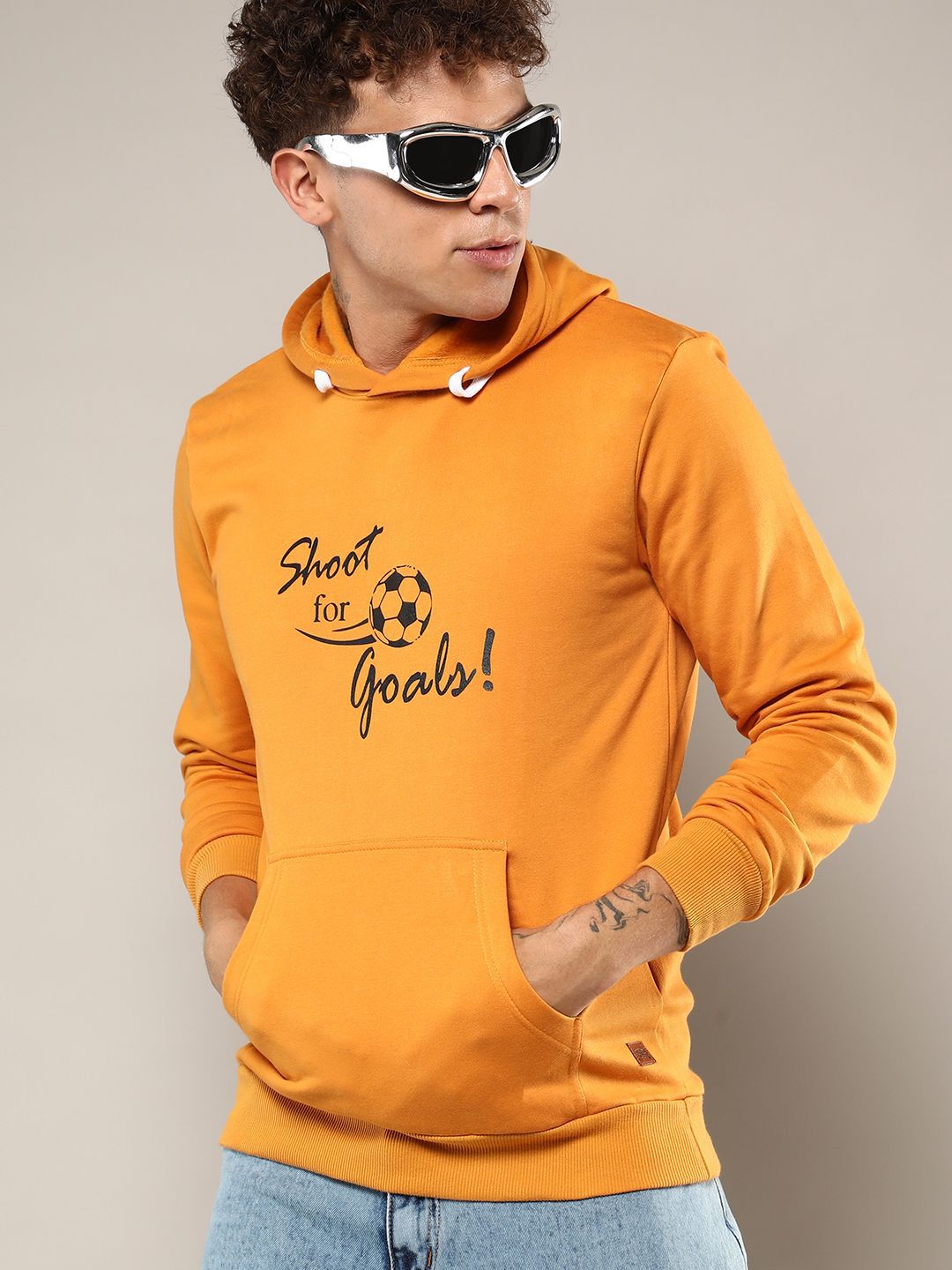cahoot Campus Sutra Men Typography Printed Hooded Cotton Sweatshirt-picture-40