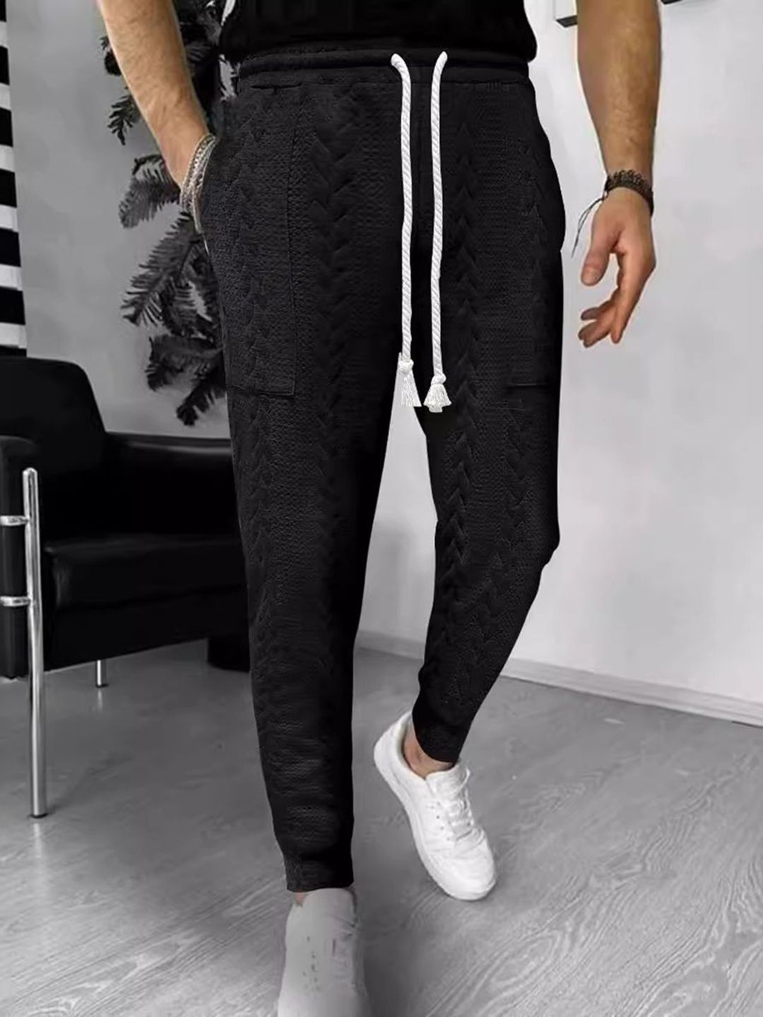 StyleCast x Revolte Men Easy Wash Regular Fit Chinos Trousers-image-23