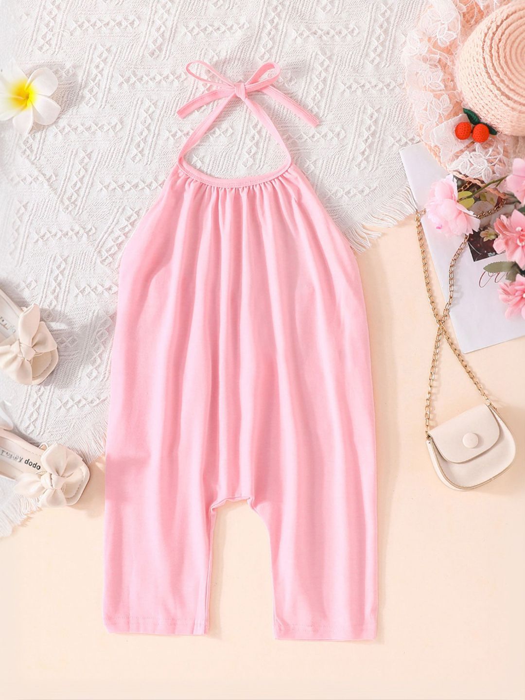 INCLUD Girls Halter Neck Basic Jumpsuit-picture-24