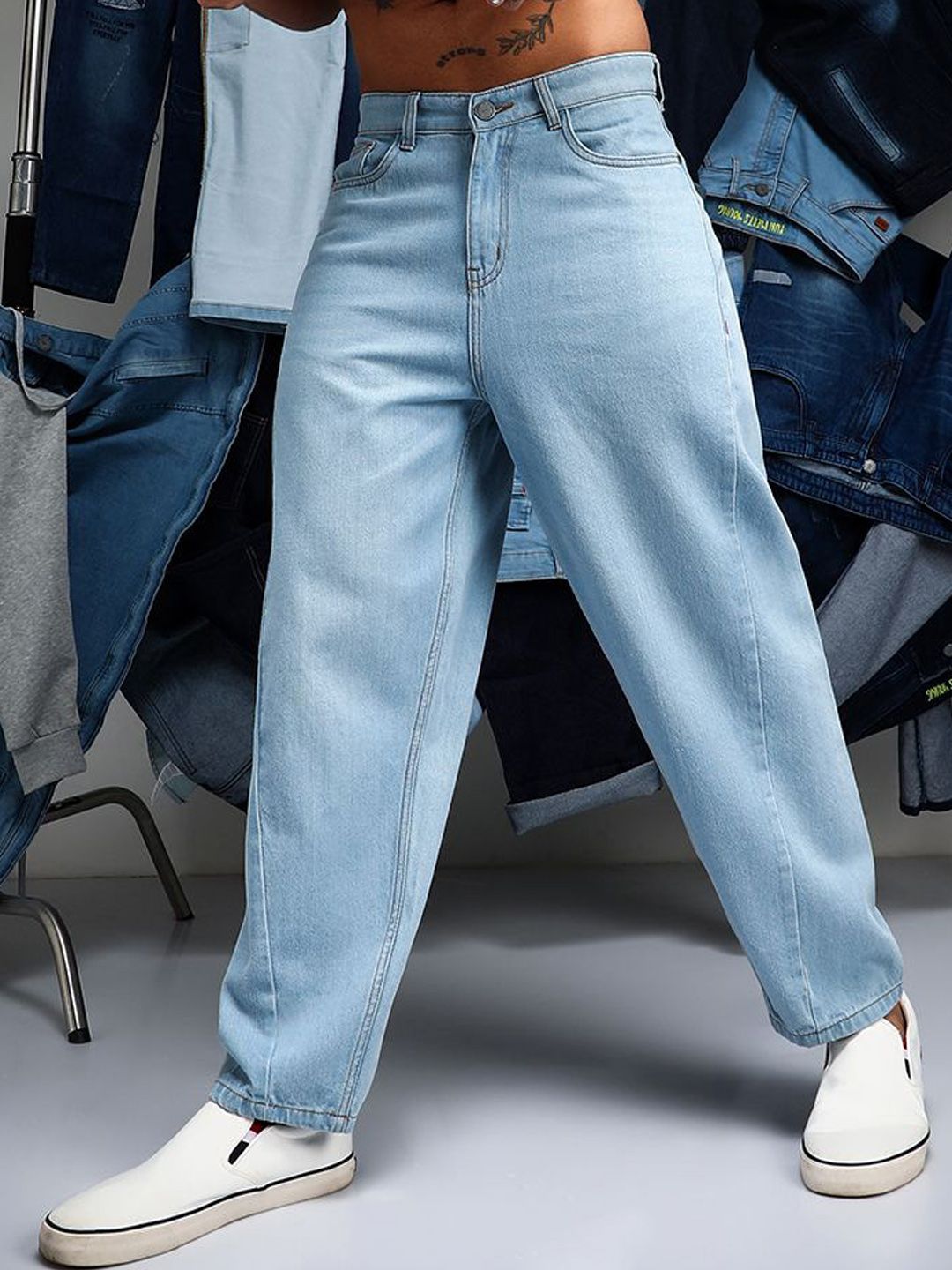 Campus Sutra Men Comfort Heavy Fade Stretchable Jeans-picture-20