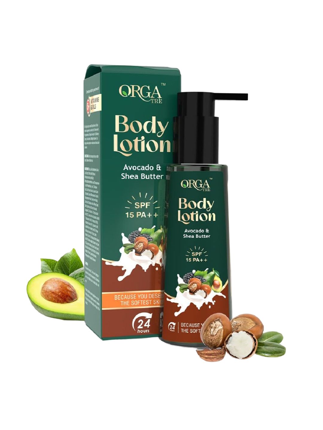 Orgatre SPF 15 PA ++ Body Lotion With Avocado & Shea Butter- 150 ml-image-18