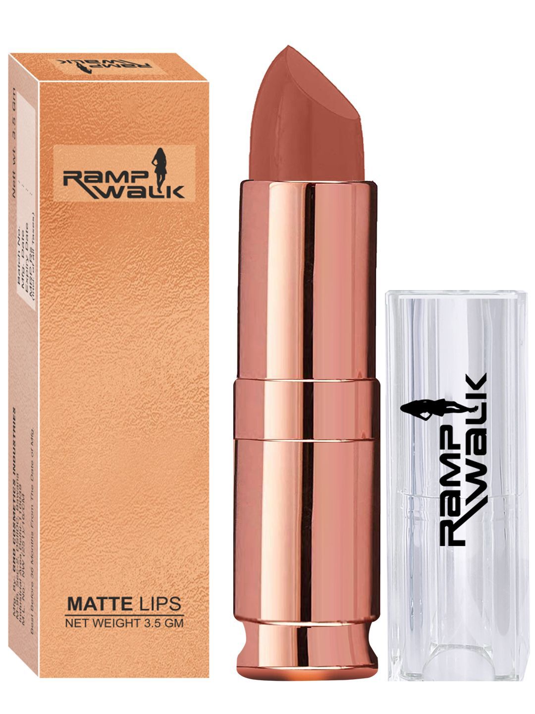 Ramp Walk Matte Lips Velvet Lipstick Enriched With Jojoba Oil- 3.5 g- Shade- 111-picture-34