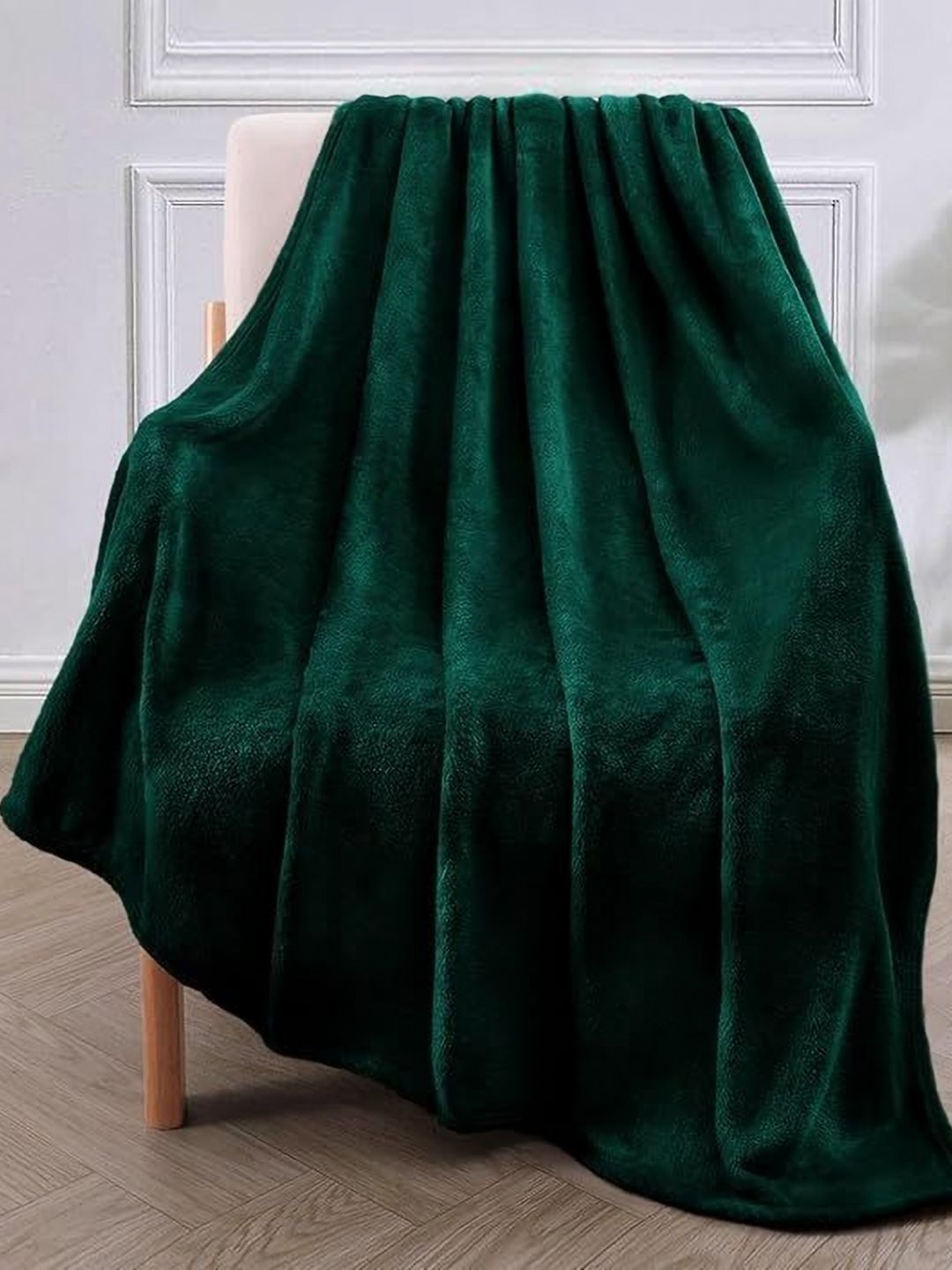 BREVARD Green 300 GSM AC Room Single Bed Blanket-image-3