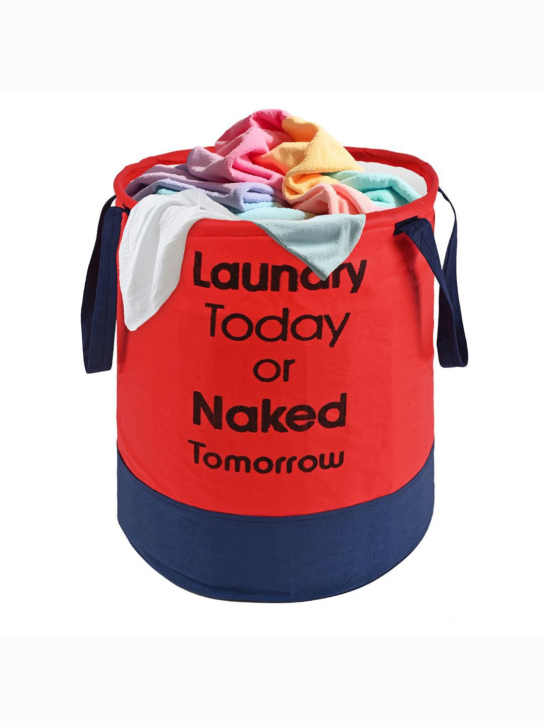 Kuber Industries Red Printed Foldable Laundry Bag-picture-20