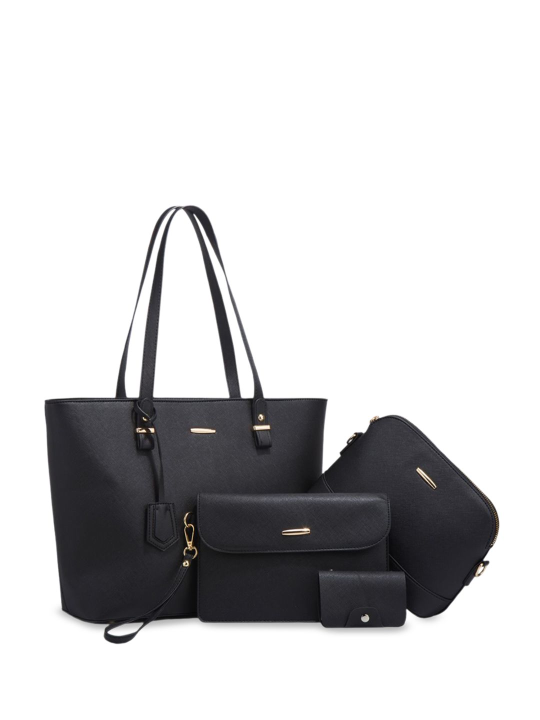 RAVE Textured PU Oversized Structured Shoulder Bag with Tasselled-picture-38