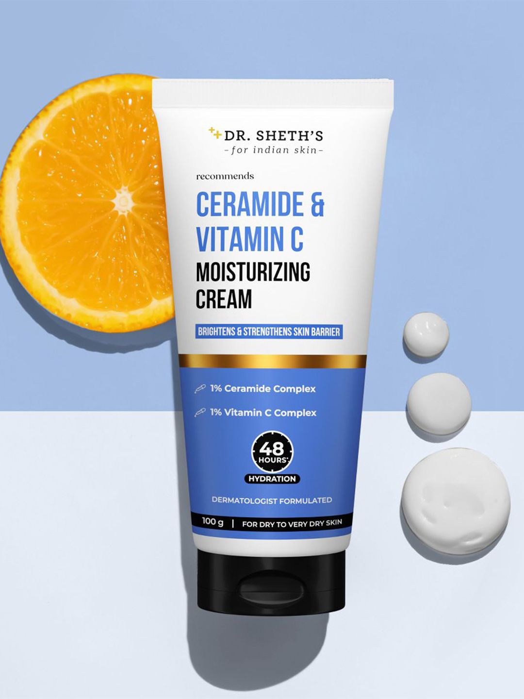 DR. SHETHS Ceramide & Vitamin C Moisturizing Cream- 100 g-picture-20