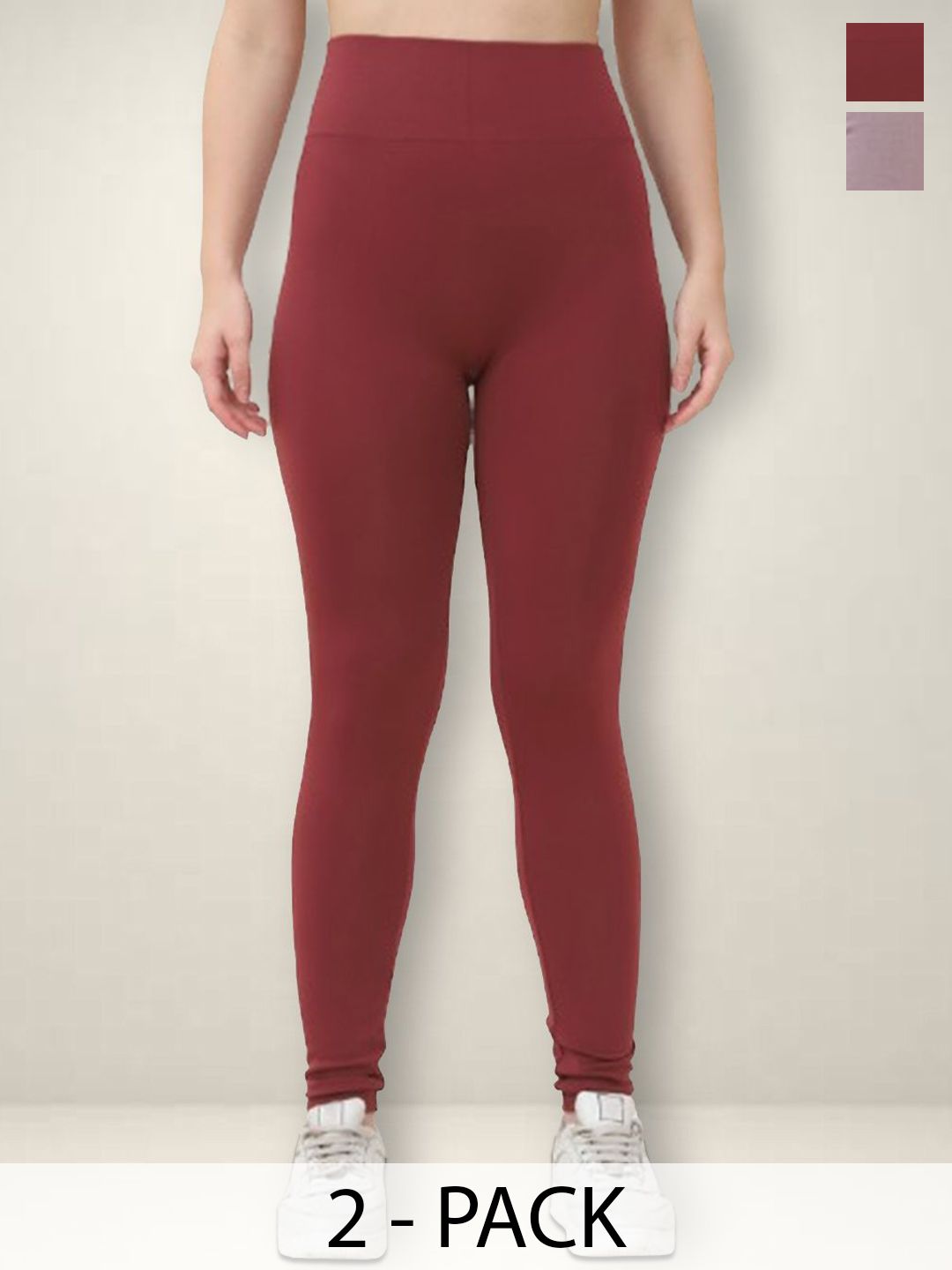 Jinfo Women Pack Of 2 Ankle Length Training Tights-picture-19