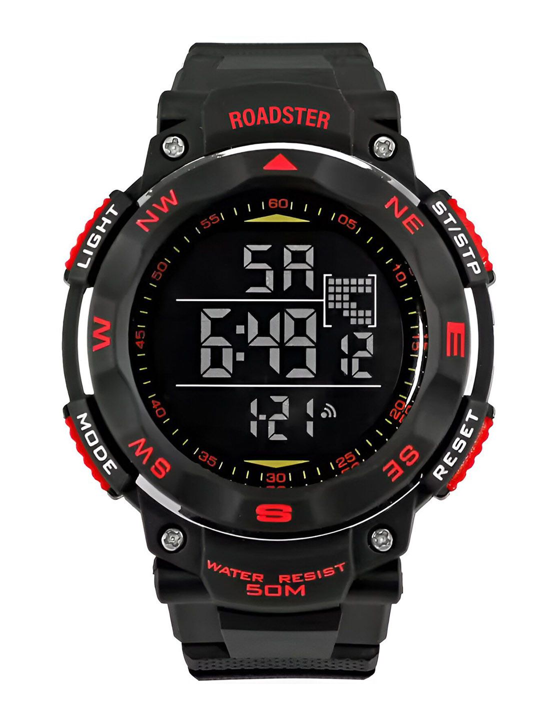 The Roadster Lifestyle Co Men Multi Function Digital Watch RDSTR-1235-RED-image-17