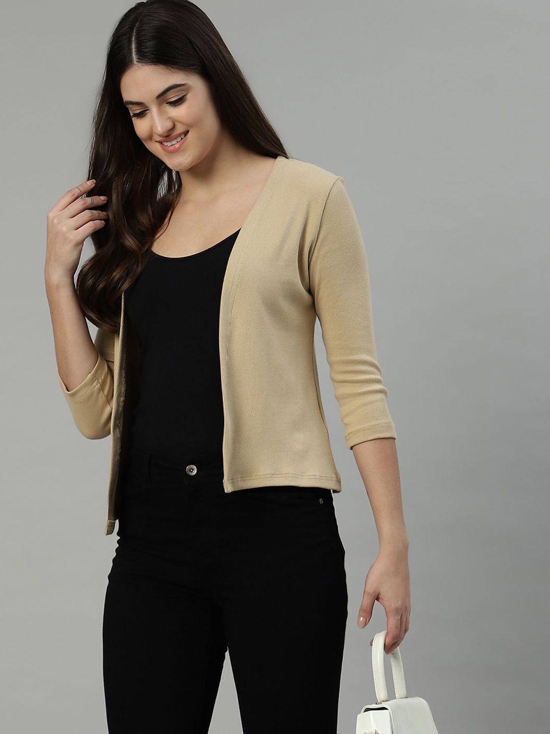 UnaOne Pure Cotton Open Front Shrug-picture-16