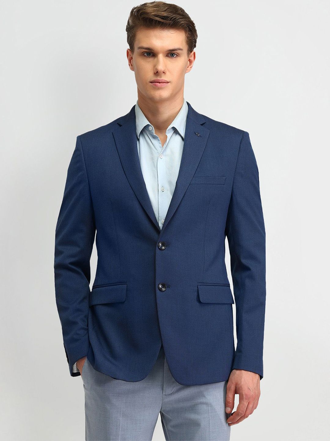 Arrow  Slim-Fit Single Breasted Blazer-image-25