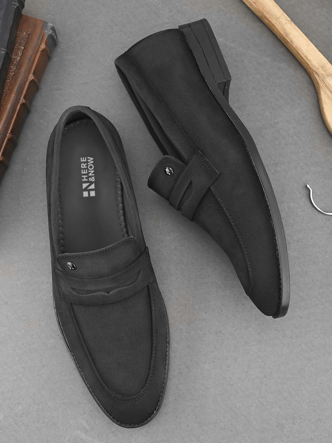 HERE&NOW Men Round Toe Formal Slip-Ons Loafers-picture-45