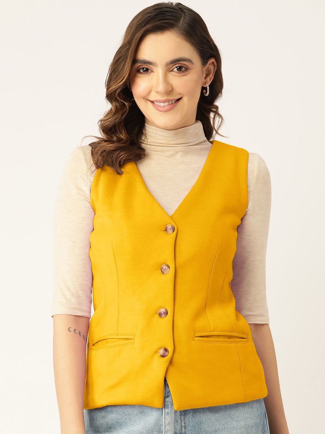 BRINNS Tailored fit V-Neck Waistcoat-picture-39